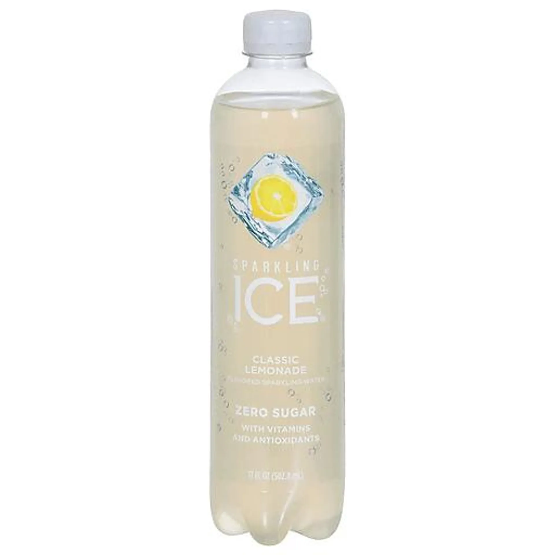 Sparkling Ice Zero Sugar Classic Lemonade Naturally Flavored Sparkling Water 17 fl oz bottle