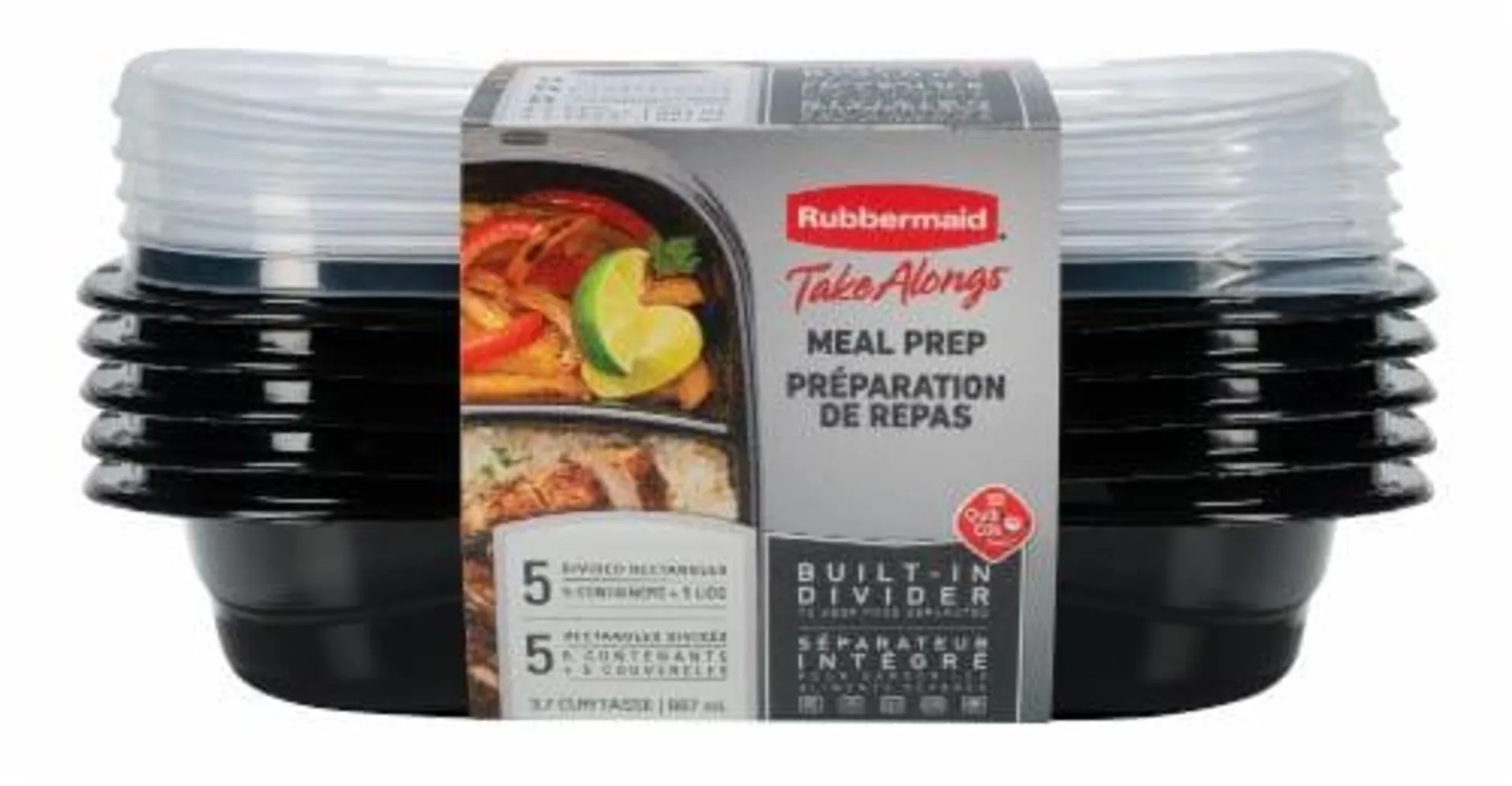 Rubbermaid® Take Alongs® Meal Prep Rectangle BPA-Free Plastic Food Storage Container