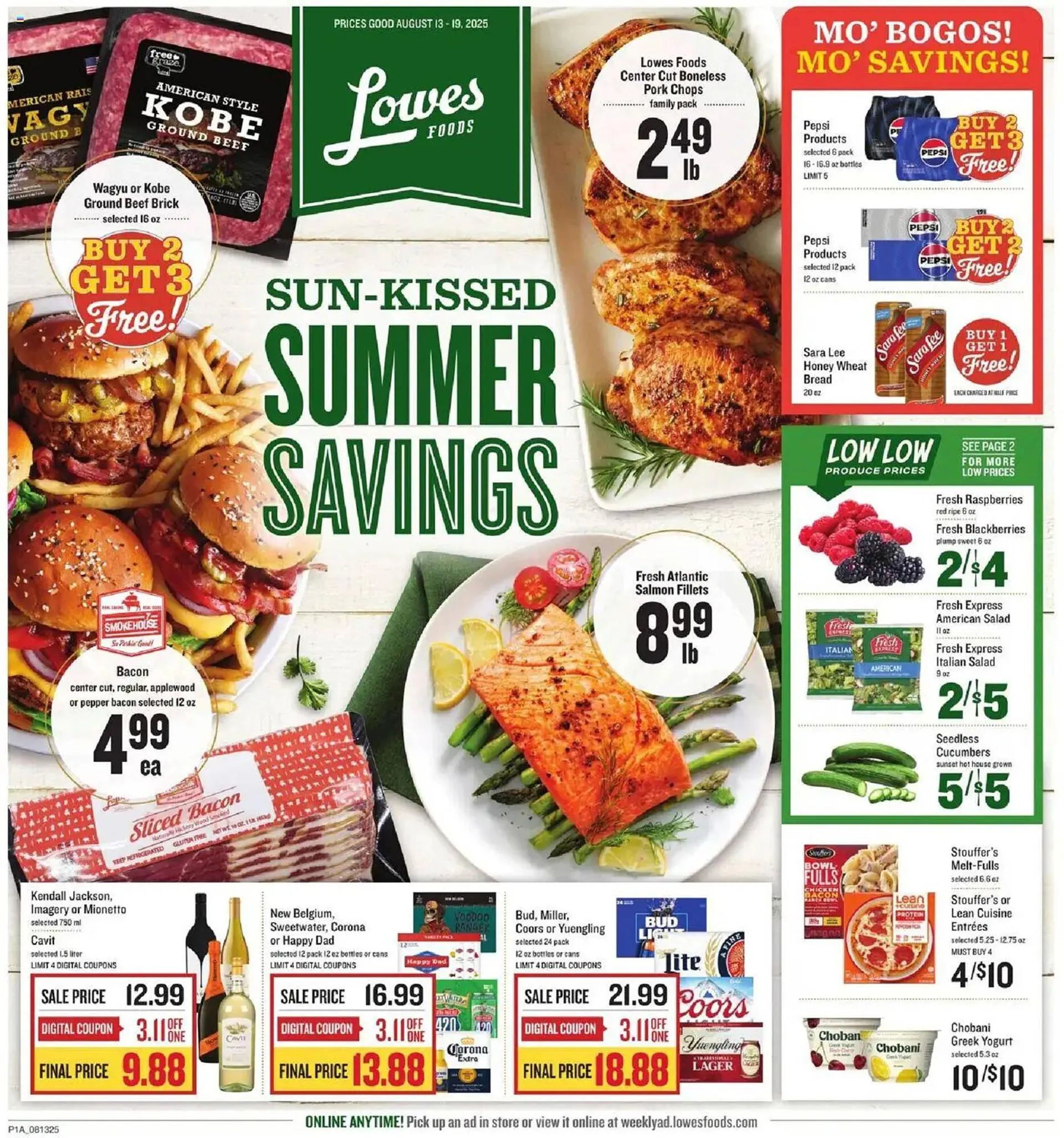 Weekly ad Lowes Foods Weekly Ad from August 13 to August 19 2025 - Page 1