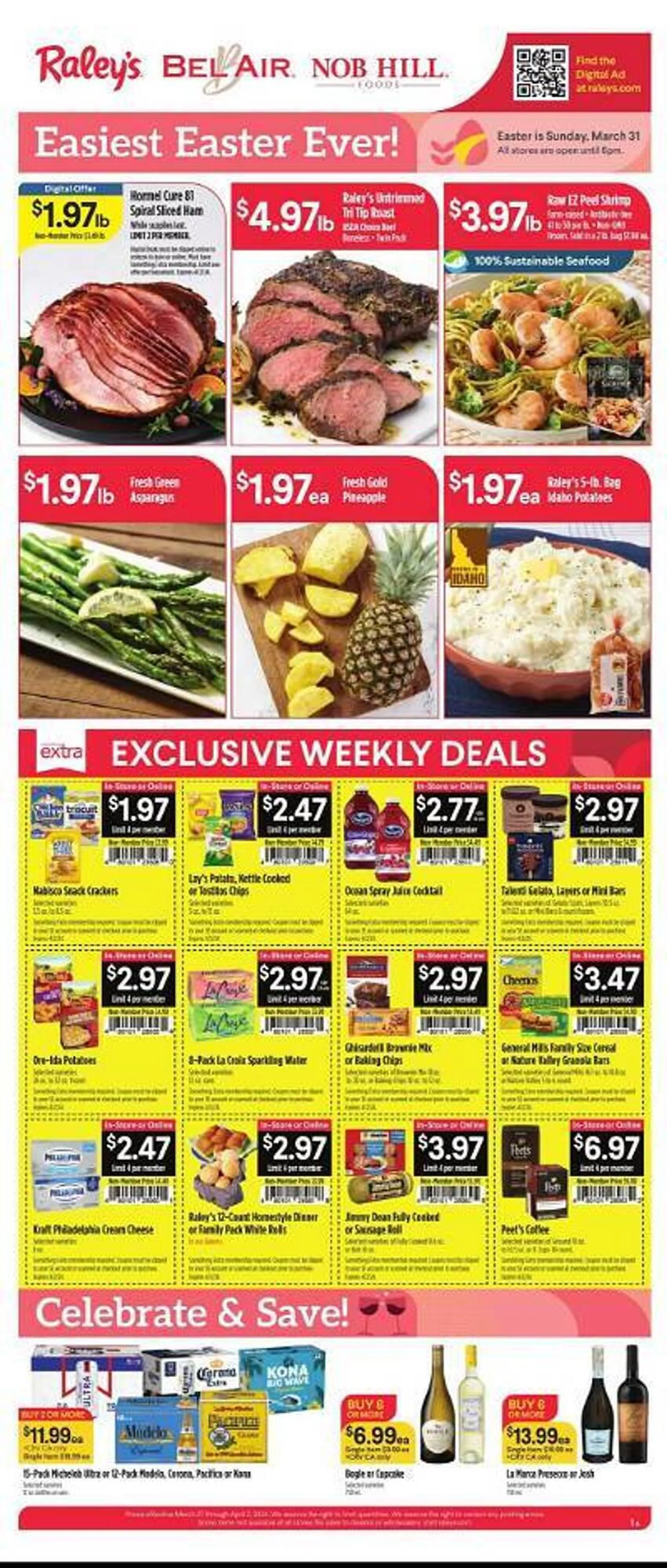 Weekly ad Nob Hill Weekly Ad from March 27 to April 2 2024 - Page 