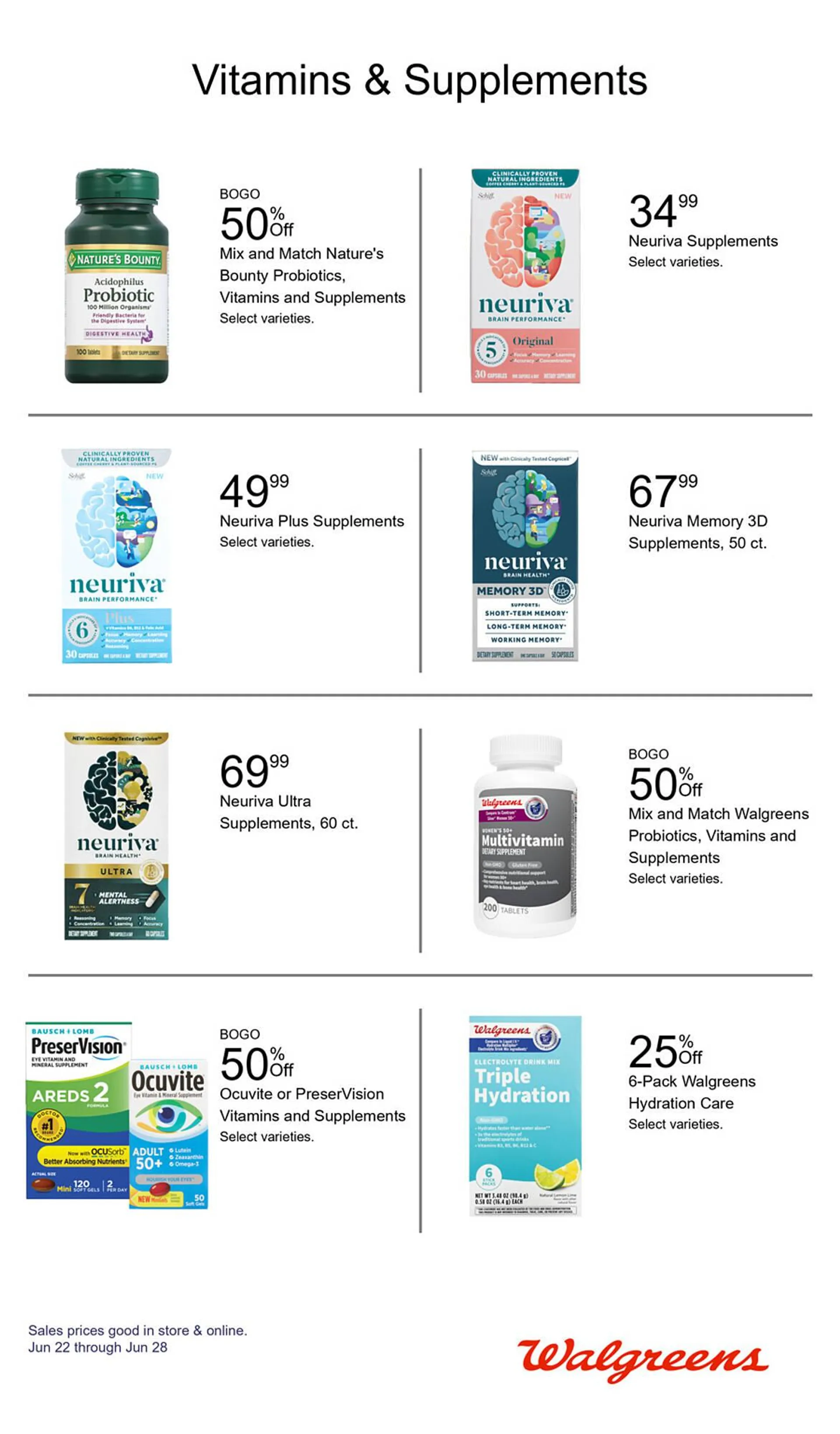 Weekly ad Walgreens Weekly Ad from June 22 to June 28 2025 - Page 10
