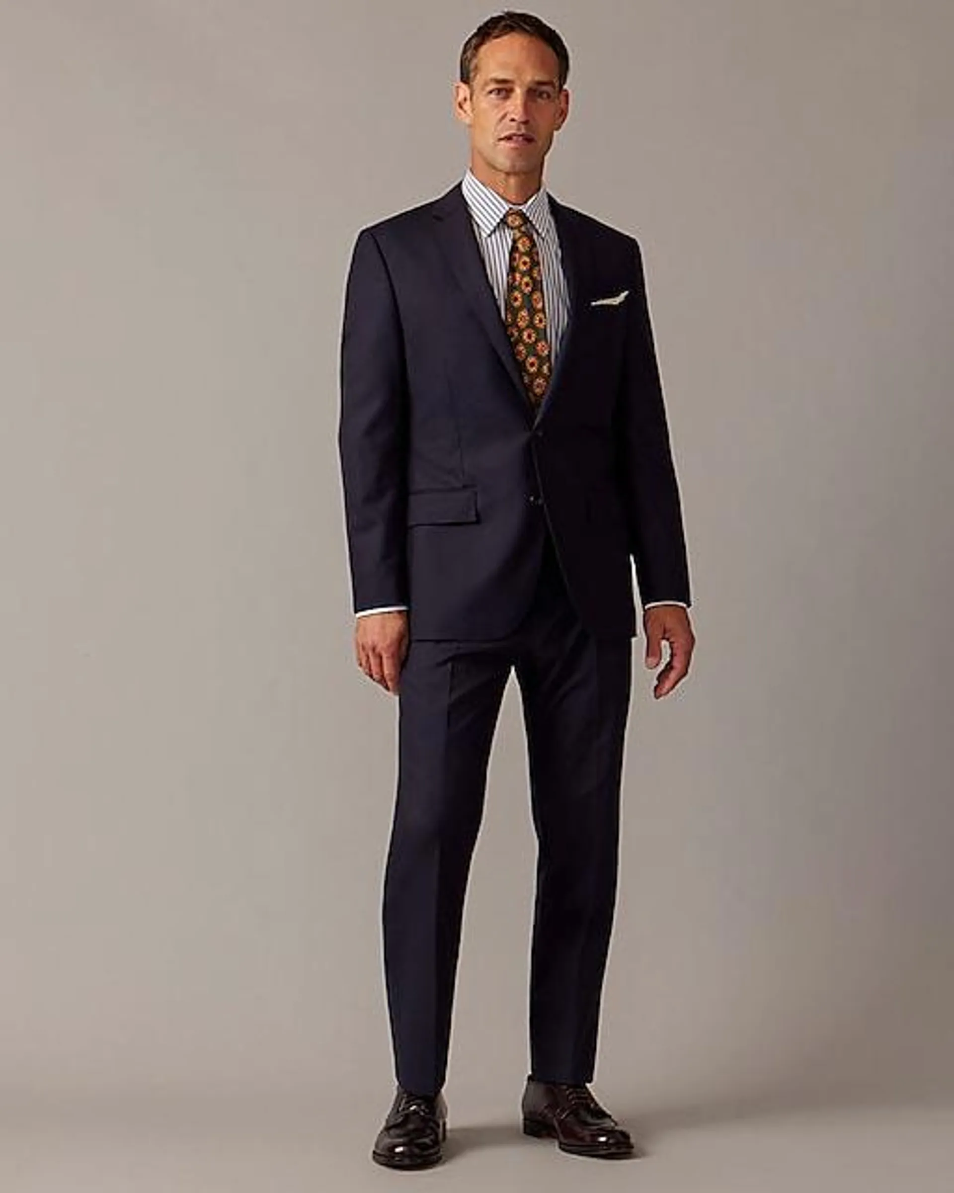 Crosby Classic-fit suit jacket in Italian wool