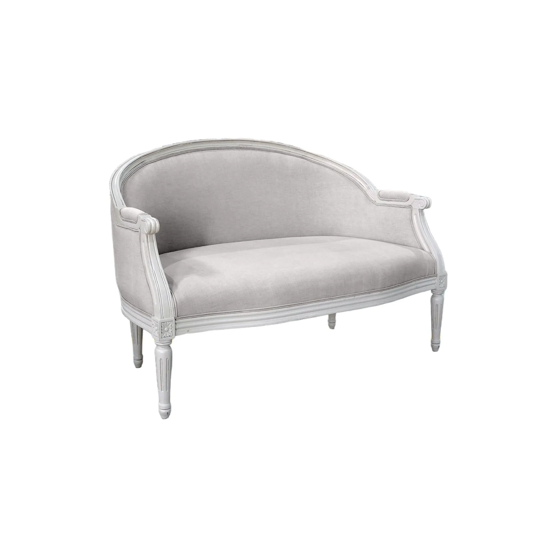 Gustavian Classic Barrel Loveseat