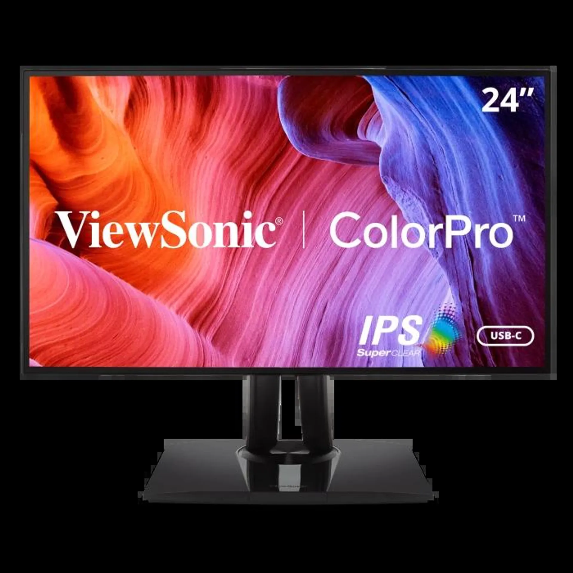 VP2468a - 24" ColorPro™ 1080p IPS Monitor with 65W USB C, RJ45, sRGB, and Daisy Chain