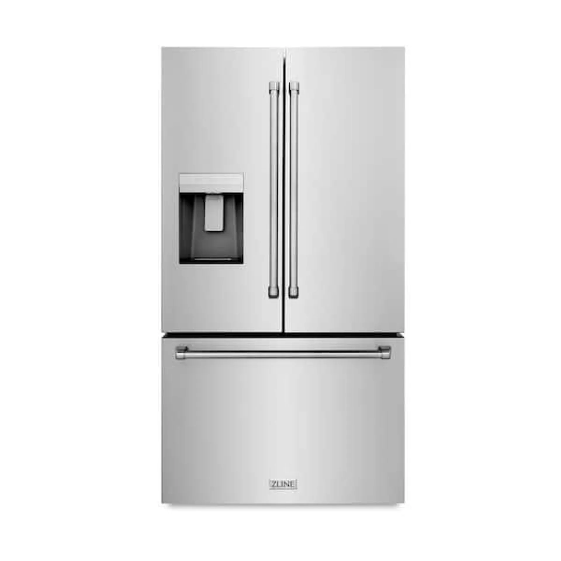 36 in. 3-Door French Door Refrigerator with Dual Ice Maker in Fingerprint Resistant Stainless Steel