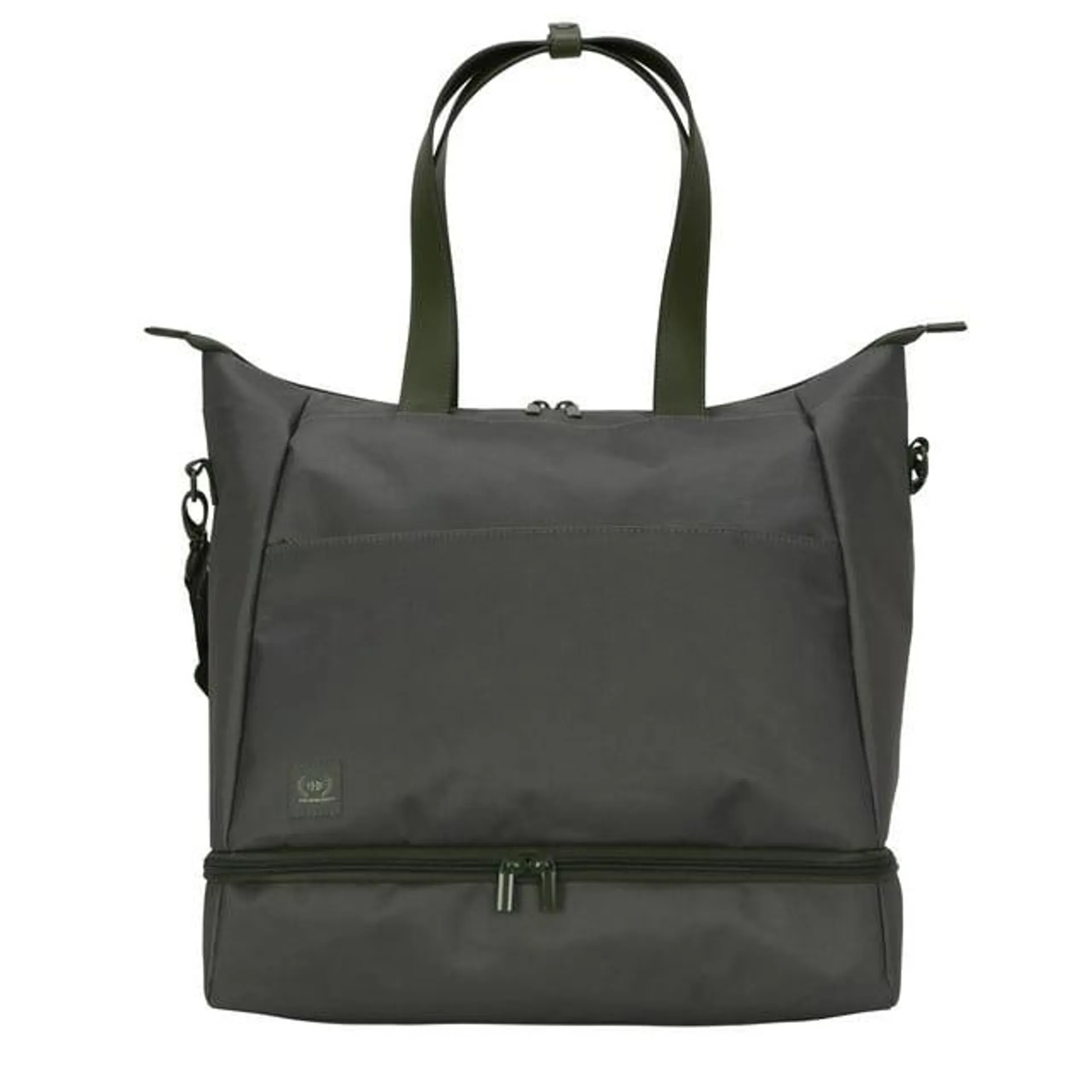 The Home Edit Travel Drop Bottom Weekender Duffel, Green