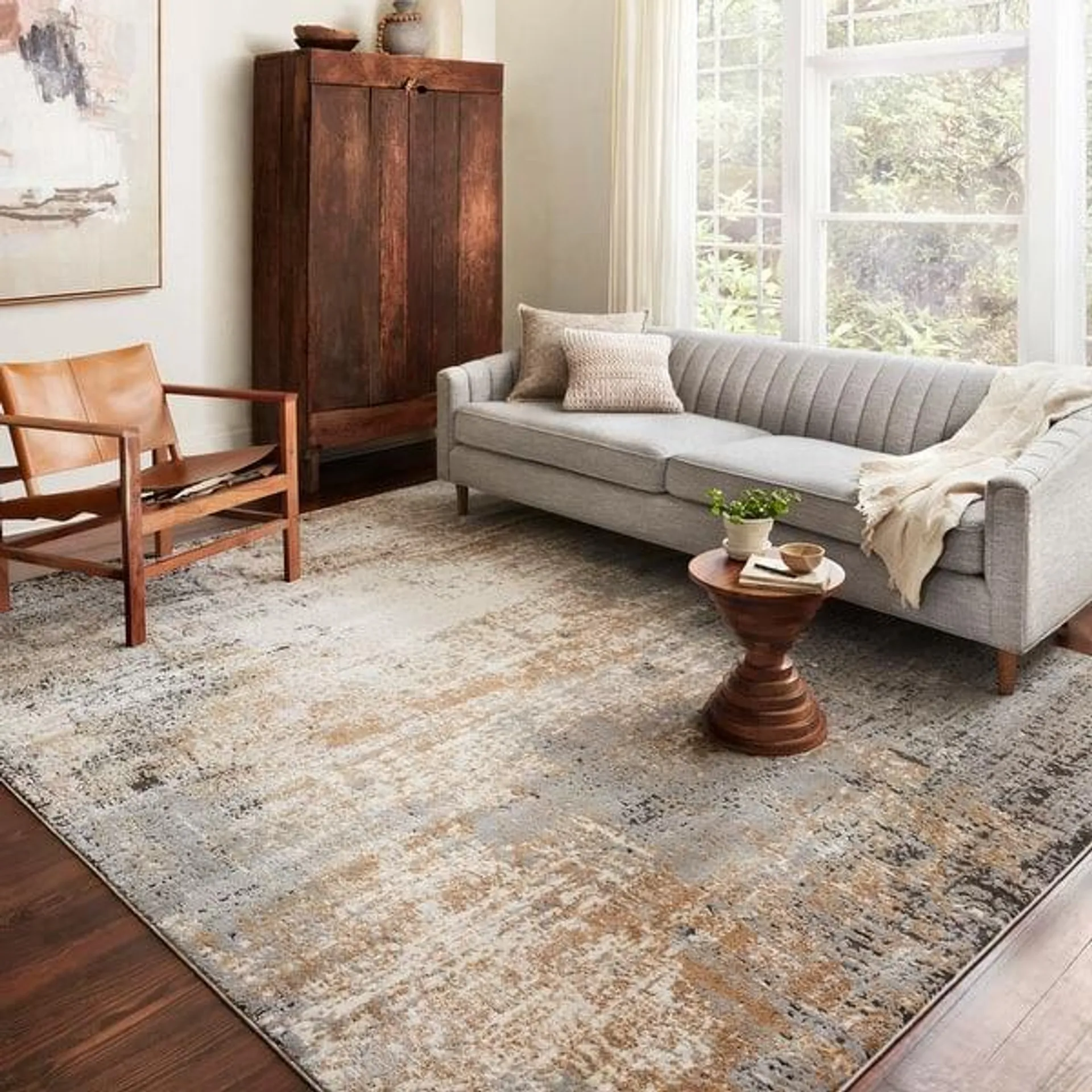 Alexander Home Charlotte Modern Abstract Area Rug