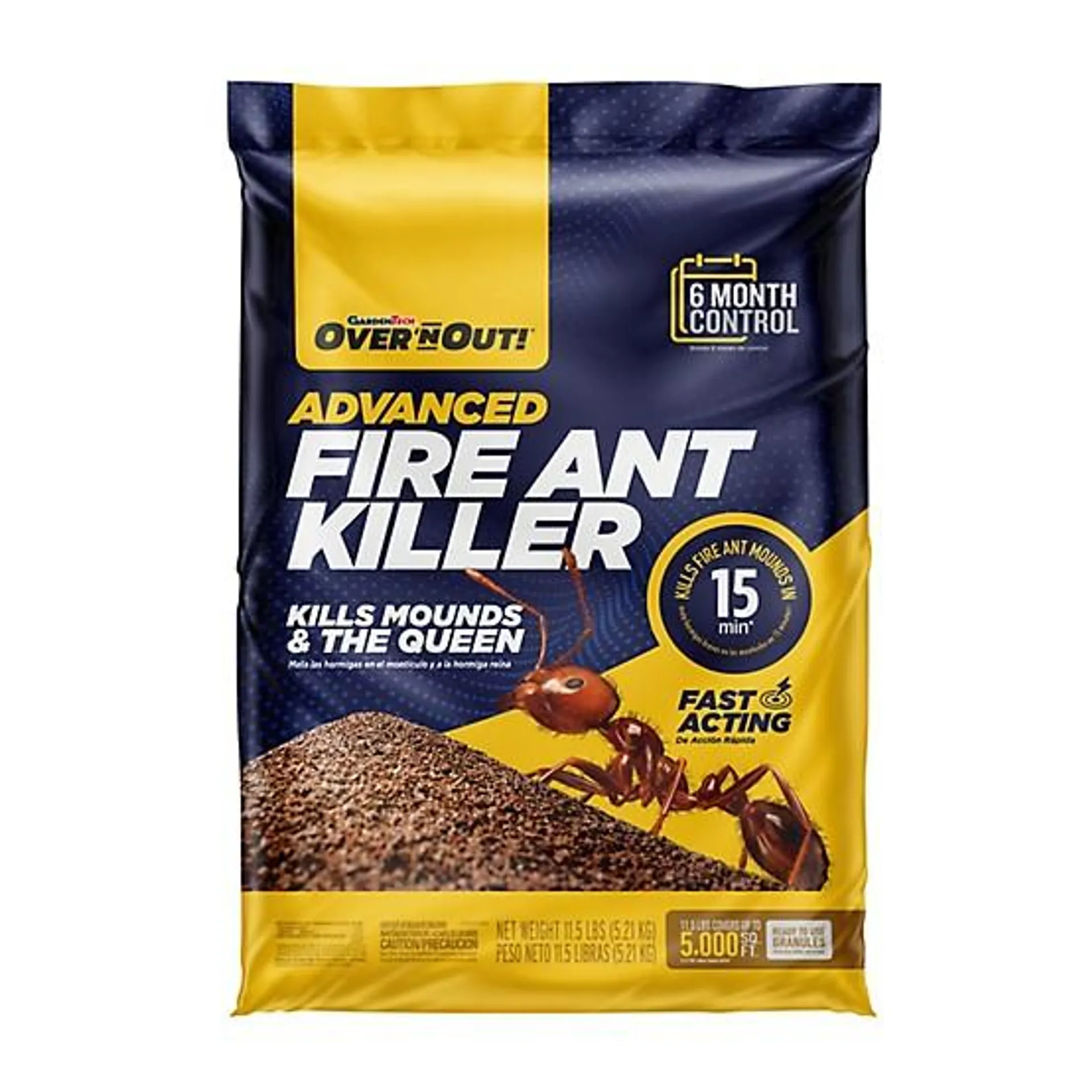 Over'n Out Advanced Fire Ant Killer Granules, 11.5 lb.