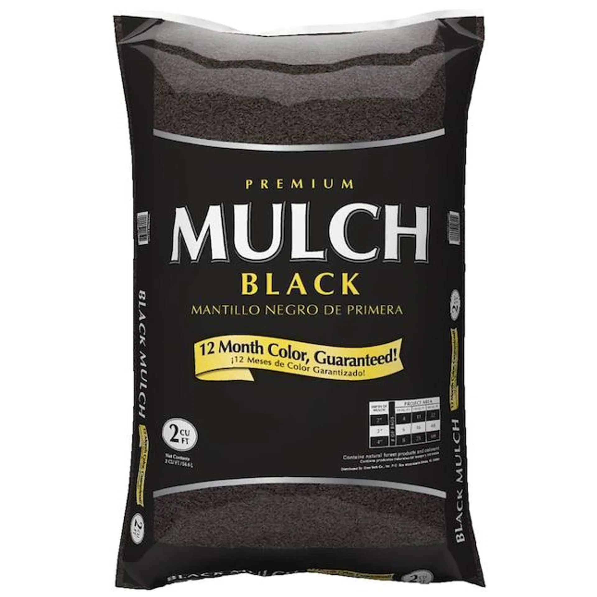 Premium 2-Cu ft Black Mulch