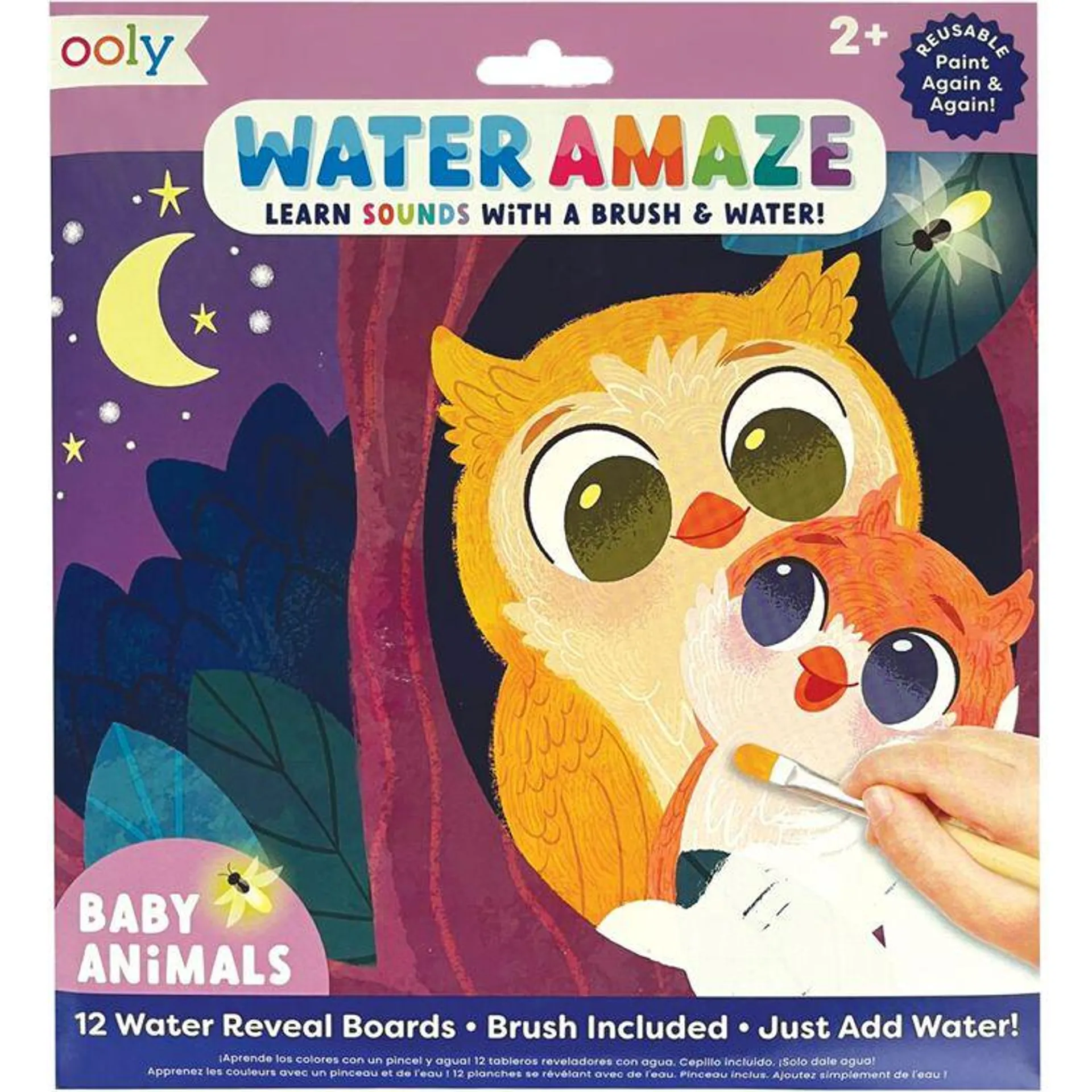 Water Amaze Water Reveal Boards - Baby Animals 13 Piece Set
