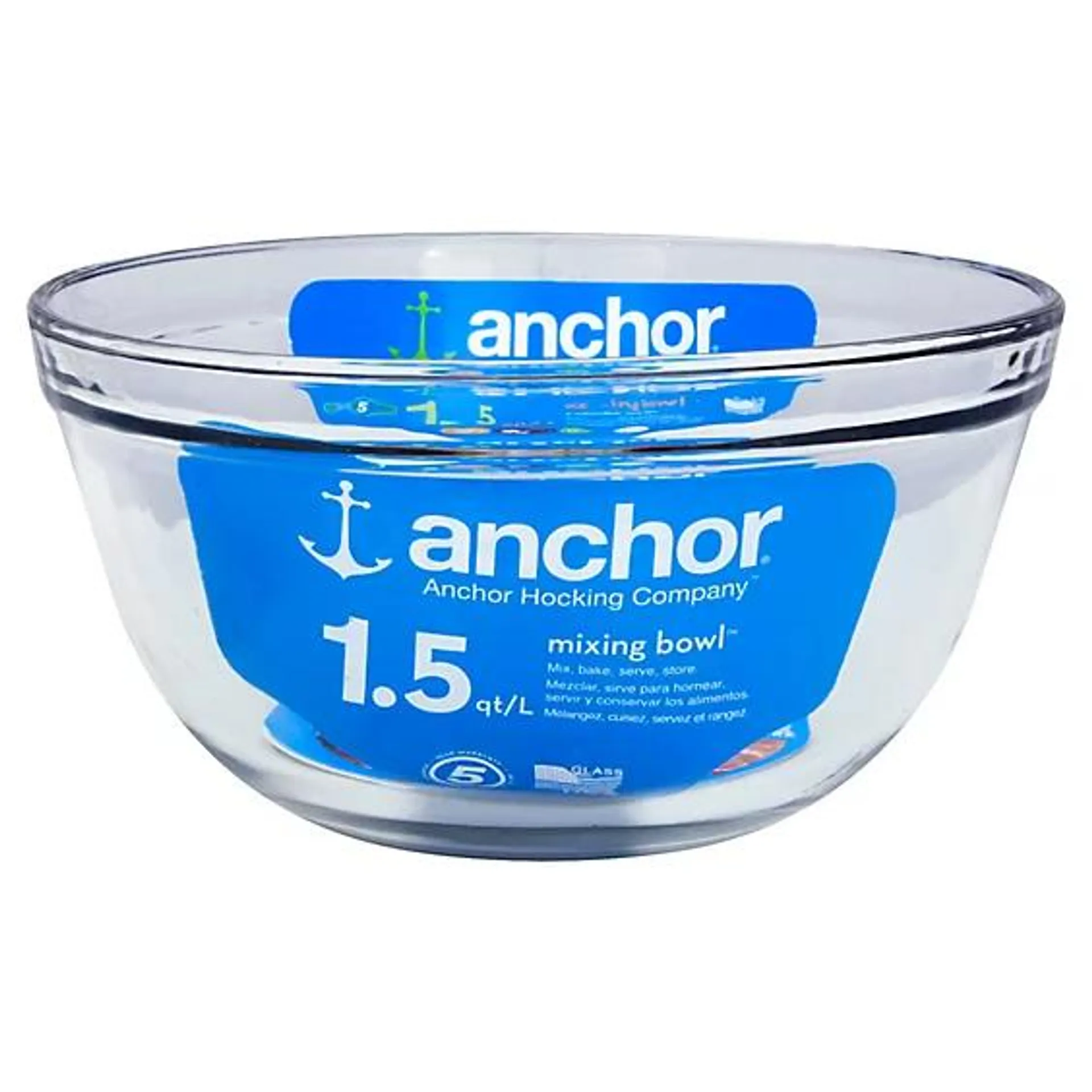 Anchor Hocking Mixing Bowl 1.5 Quart - Each