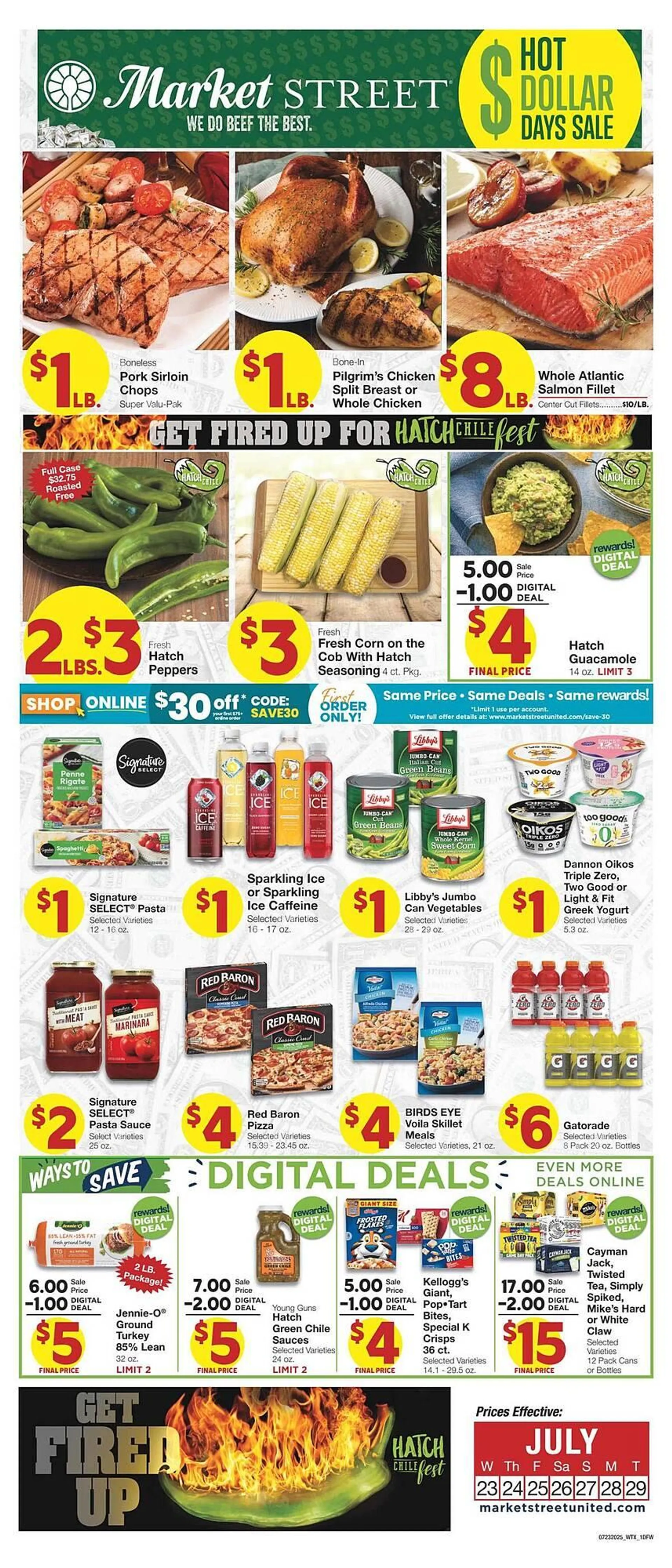 Weekly ad Market Street Weekly Ad from July 22 to July 29 2025 - Page 1