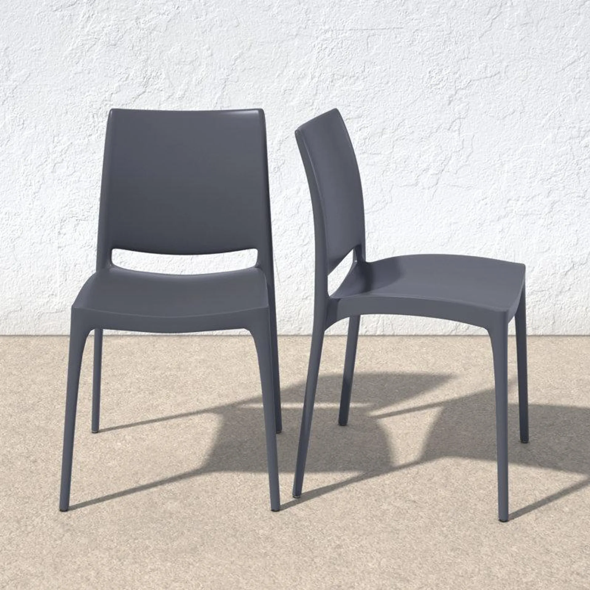 Burt Outdoor Stacking Dining Side Chair