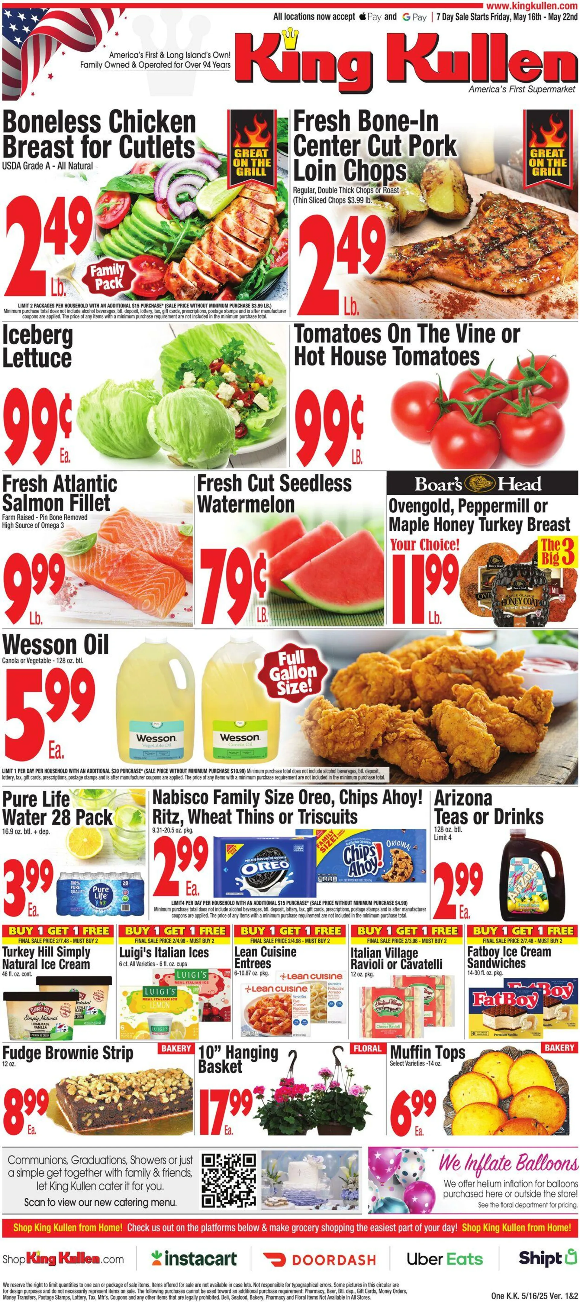 King Kullen Current weekly ad - 1