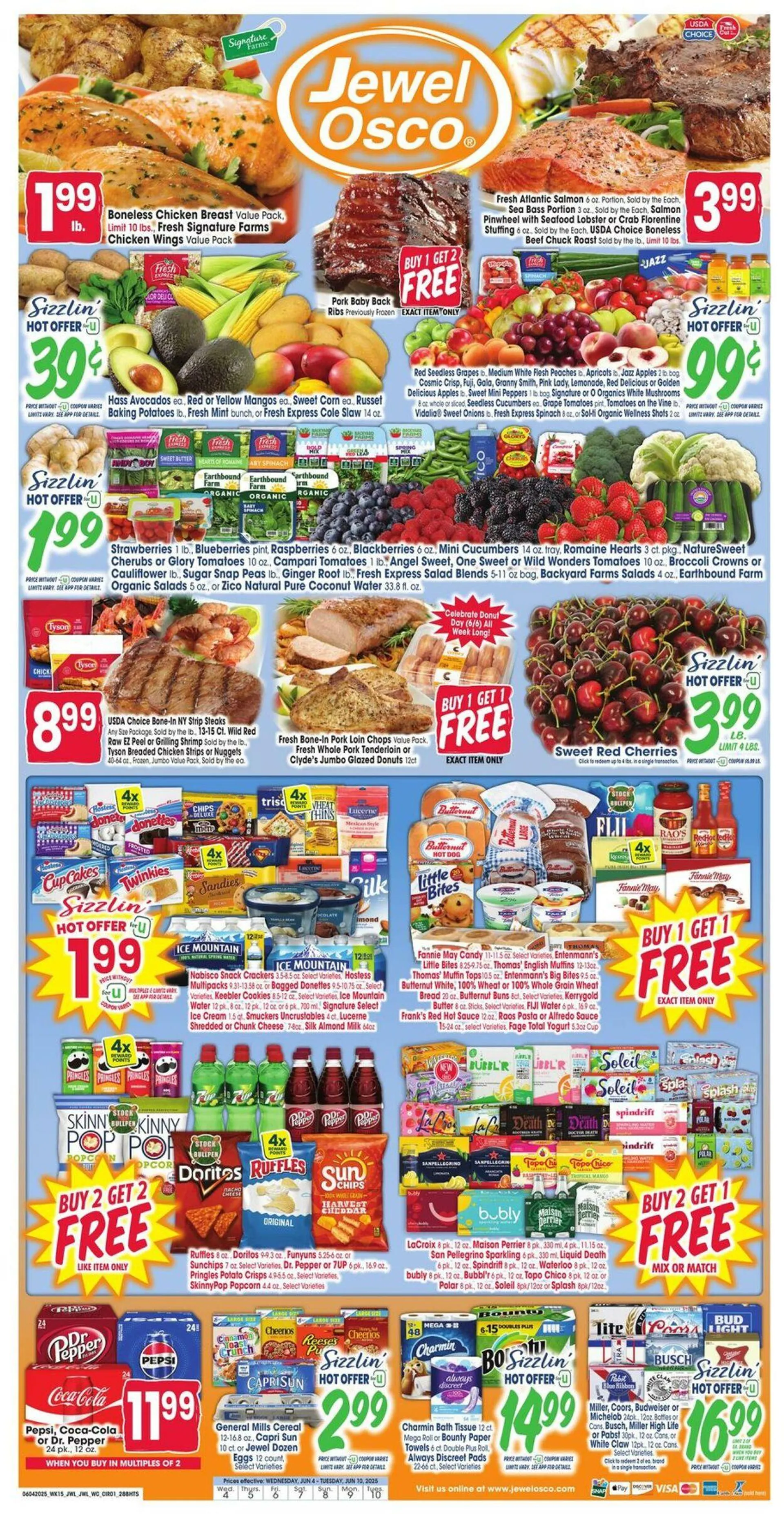 Weekly ad Jewel Osco Current weekly ad from June 4 to June 10 2025 - Page 1