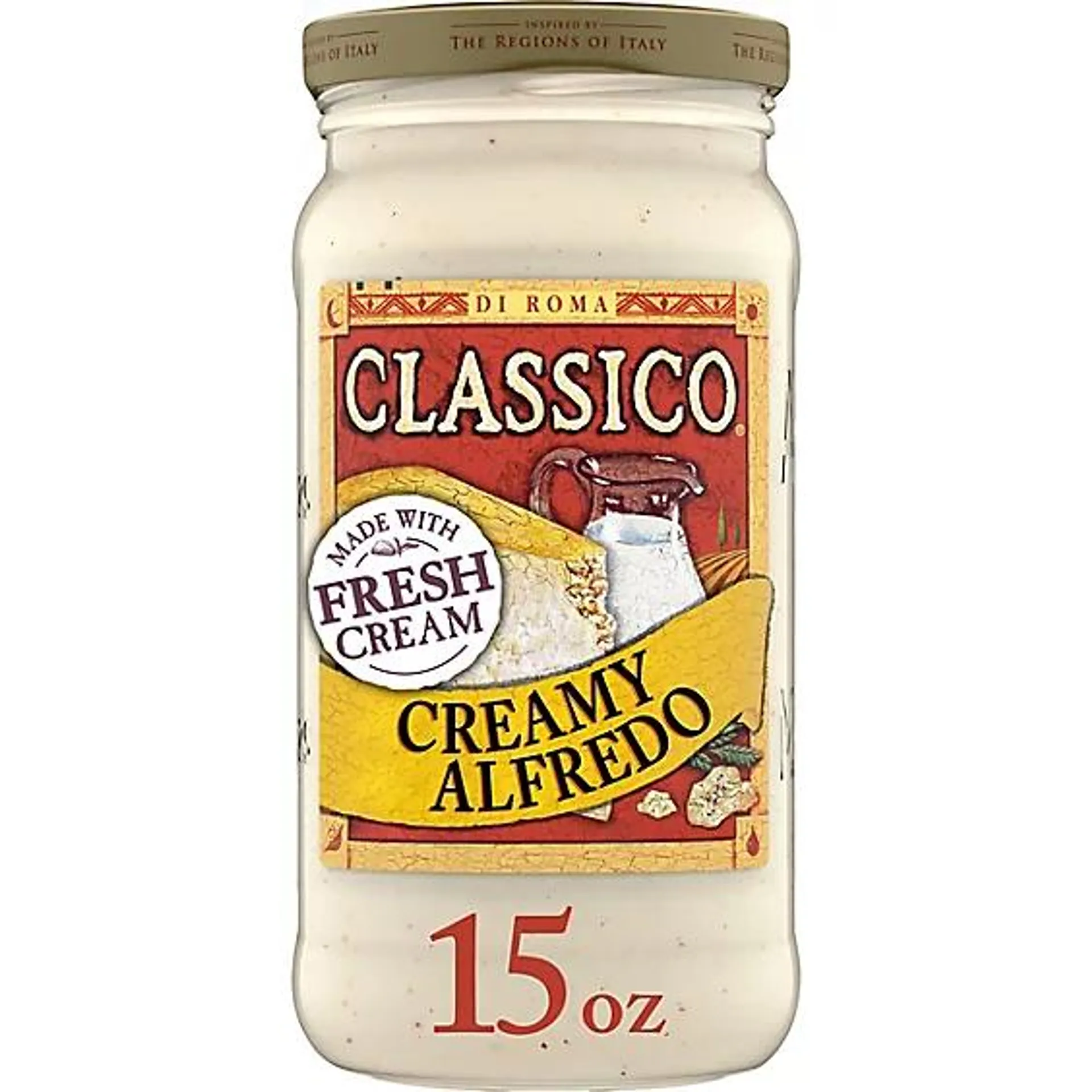 Classico Creamy Alfredo Pasta Sauce Jar - 15 Oz