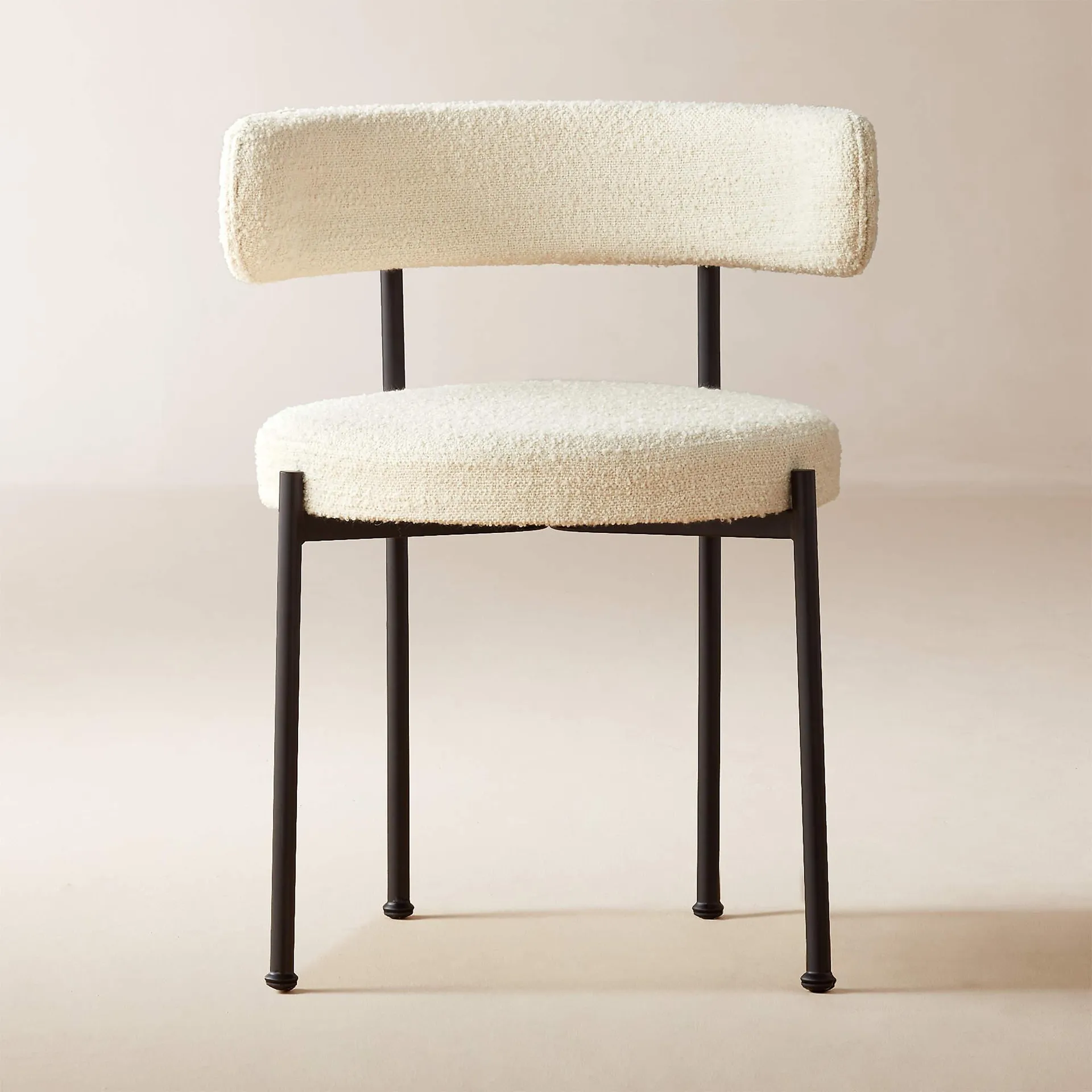 Inesse Boucle Ivory Dining Chair