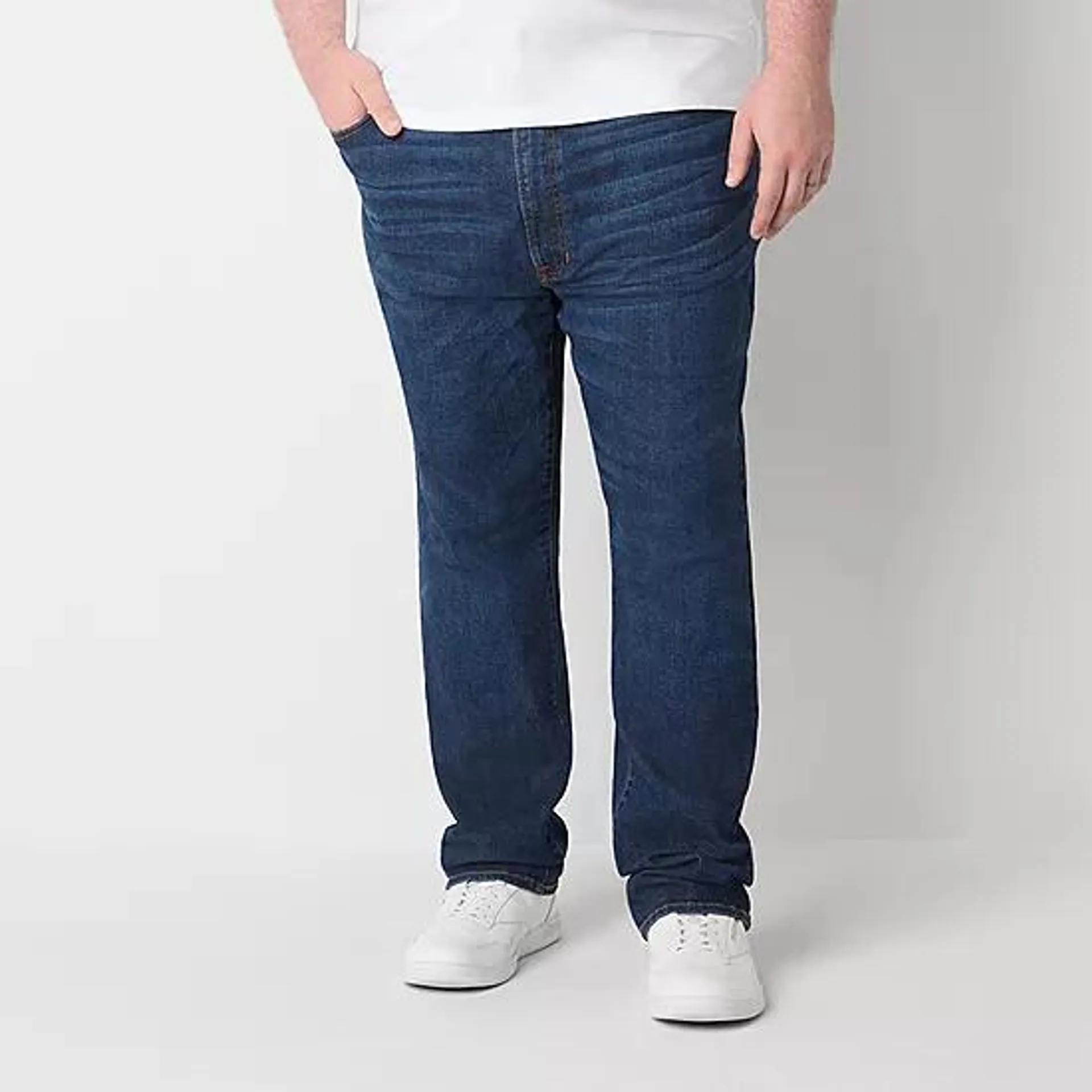 new! Arizona Advance Flex 360 Big and Tall Mens Regular Fit Tapered Leg Relaxed Fit Jean