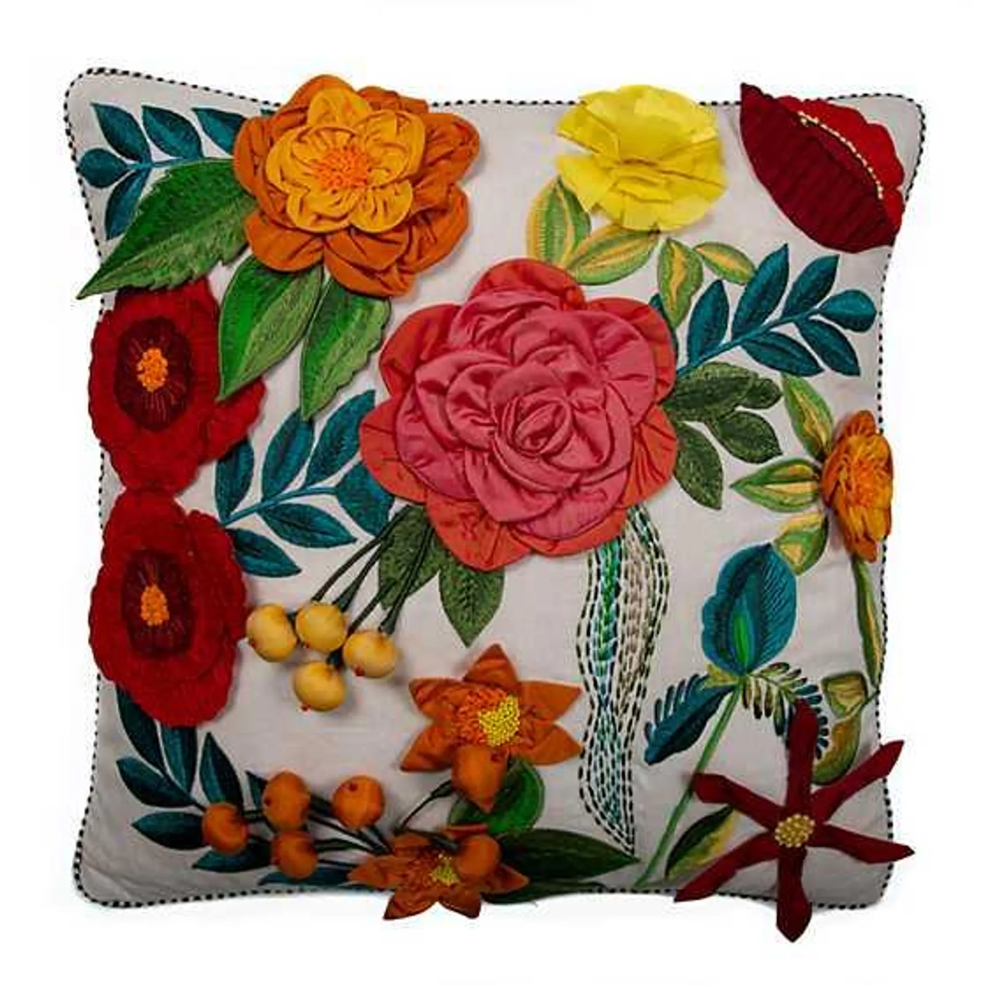 Kira's Garden Throw Pillow