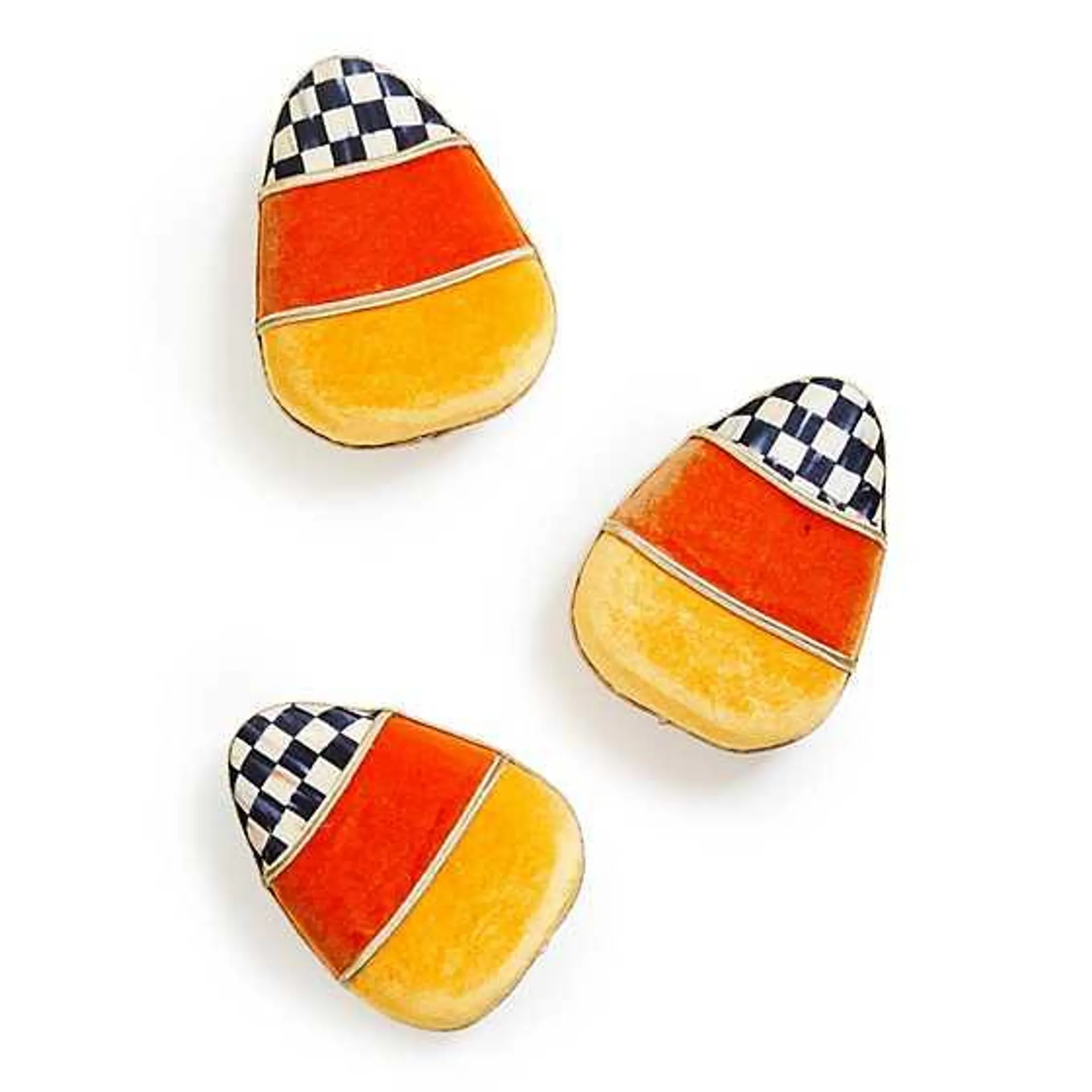 Trick or Treat Plush Candy Corn Hanging Decor, Set of 3