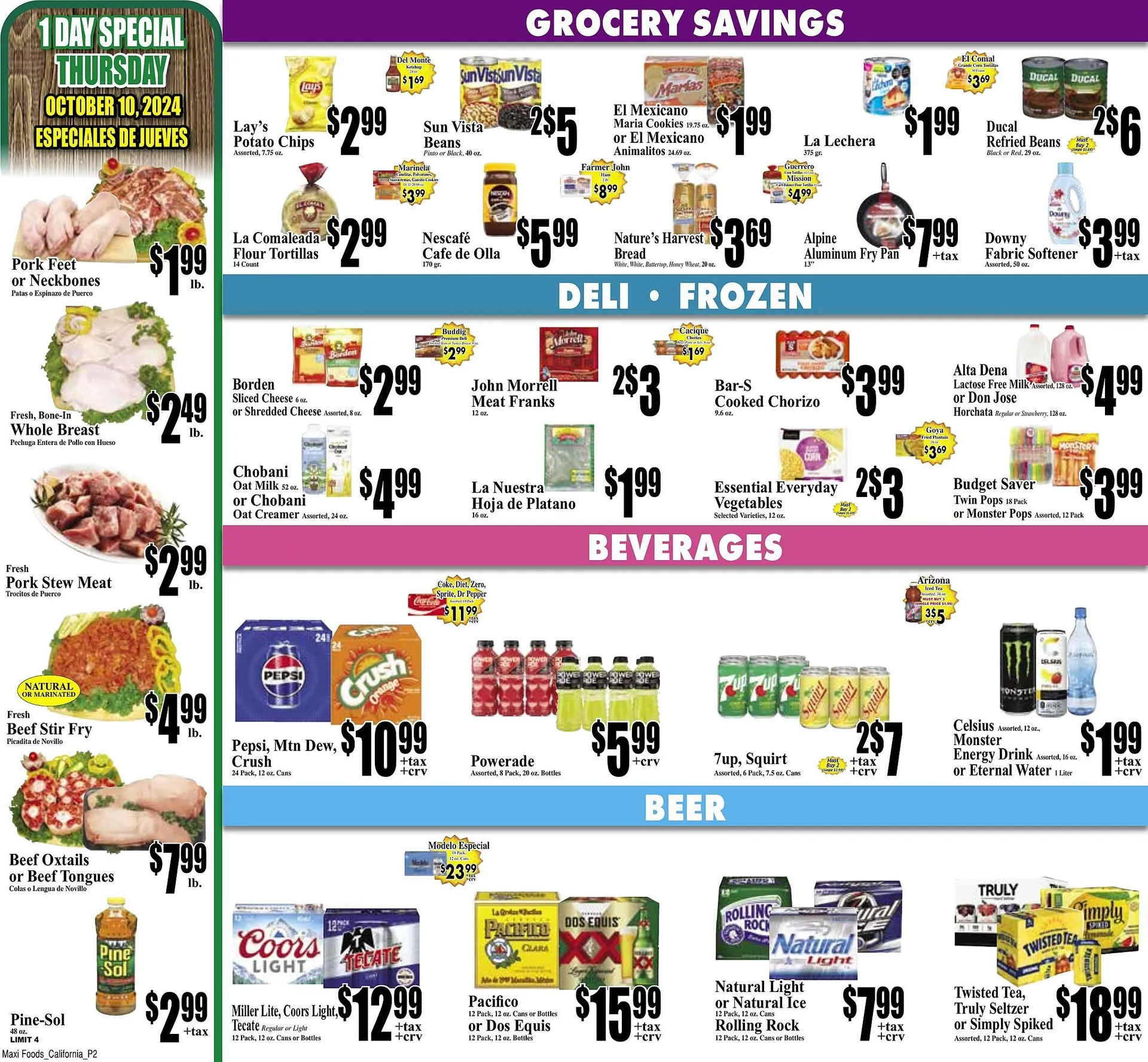 Weekly ad Maxi Foods Weekly Ad from October 9 to October 15 2024 - Page 2