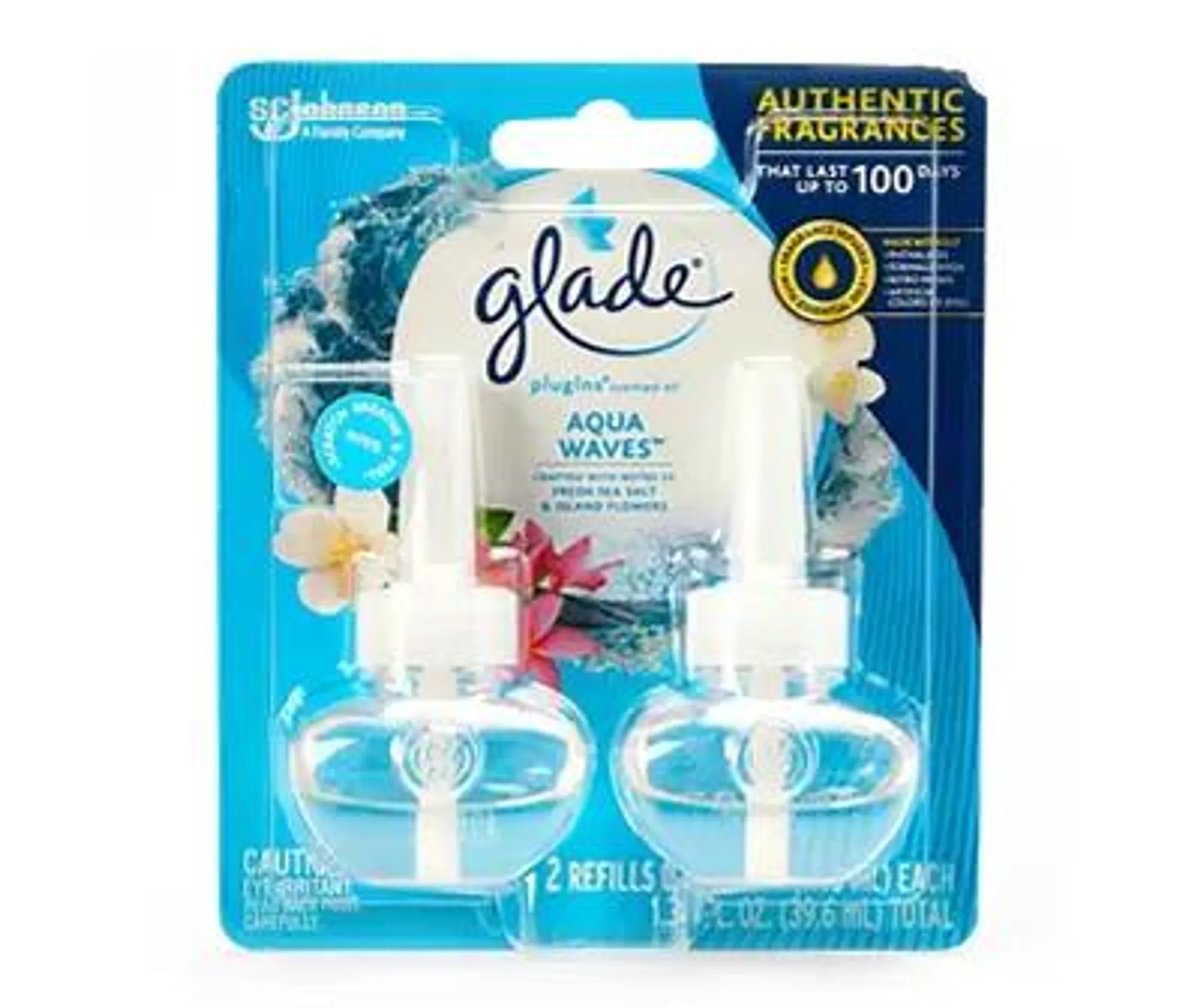 Aqua Waves PlugIns Scented Oil Refills, 2-Pack