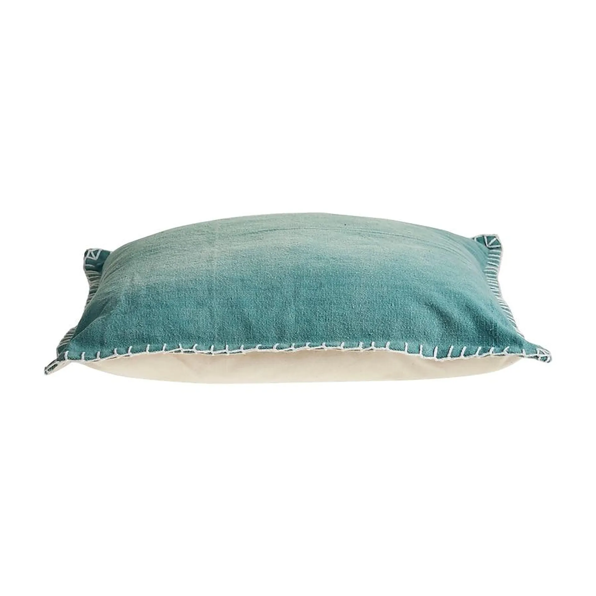 LR Home Vital 24-in x 24-in Teal Indoor Decorative Pillow