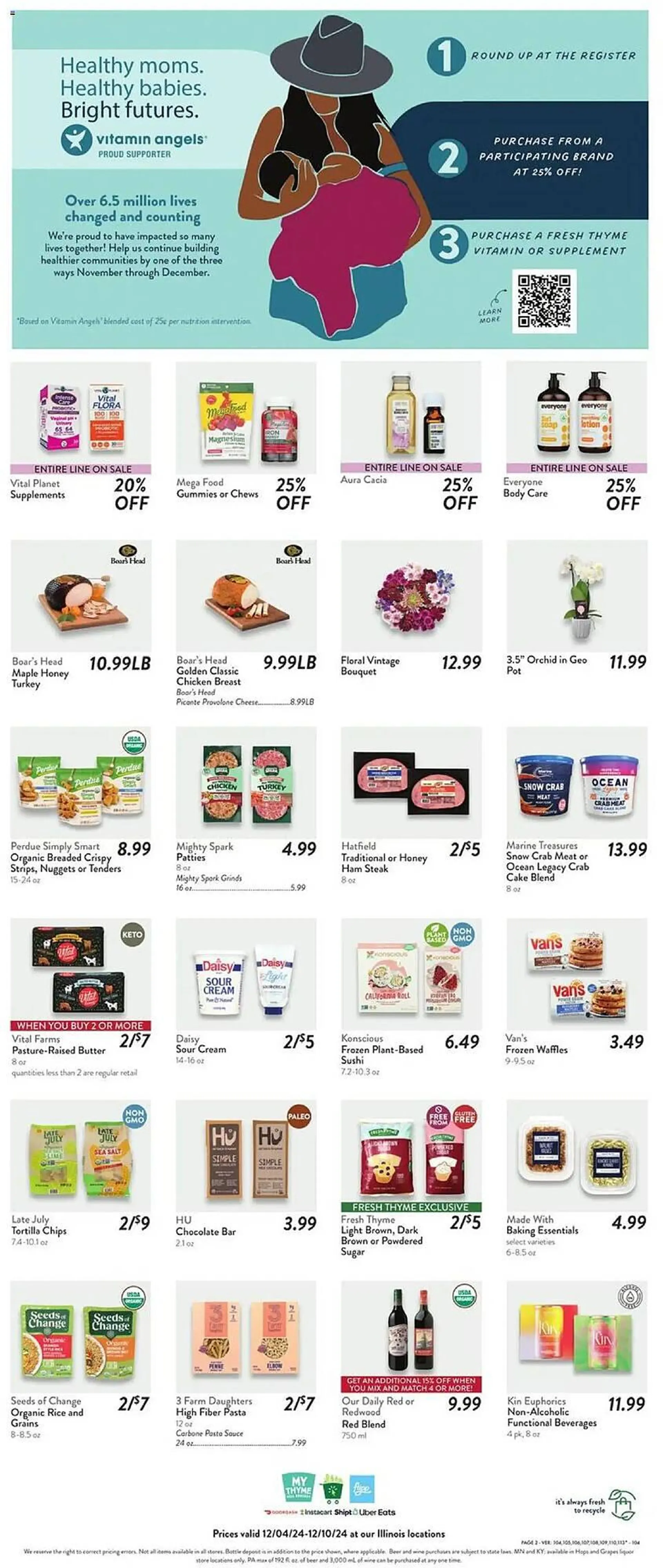 Weekly ad Fresh Thyme Weekly Ad from December 4 to December 10 2024 - Page 3