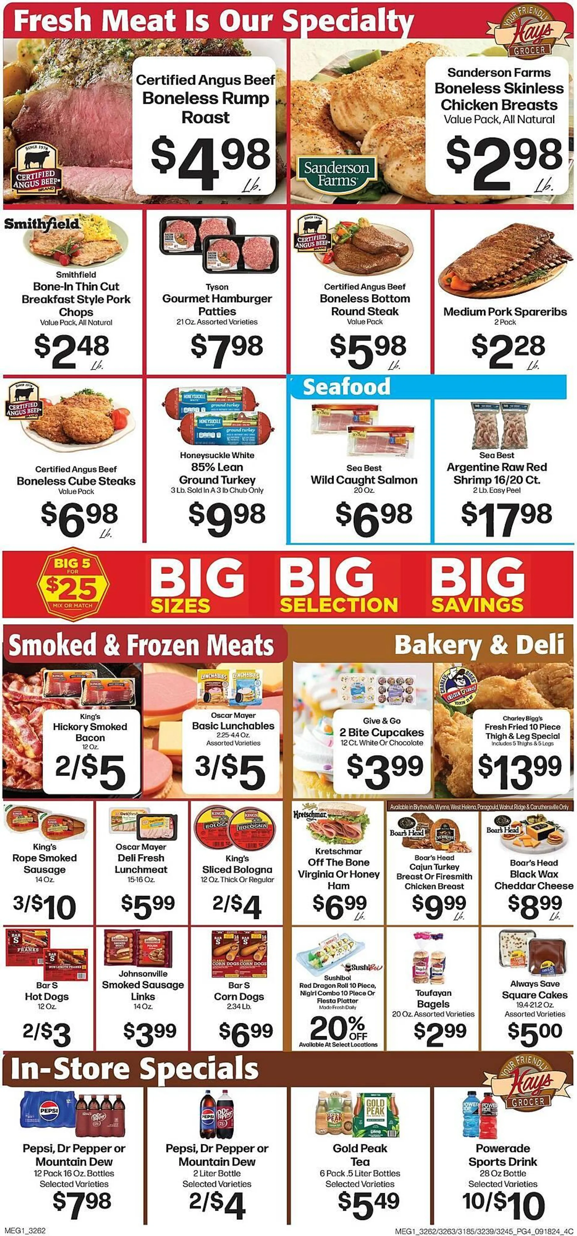 Weekly ad Hays Supermarket Weekly Ad from September 18 to September 24 2024 - Page 4