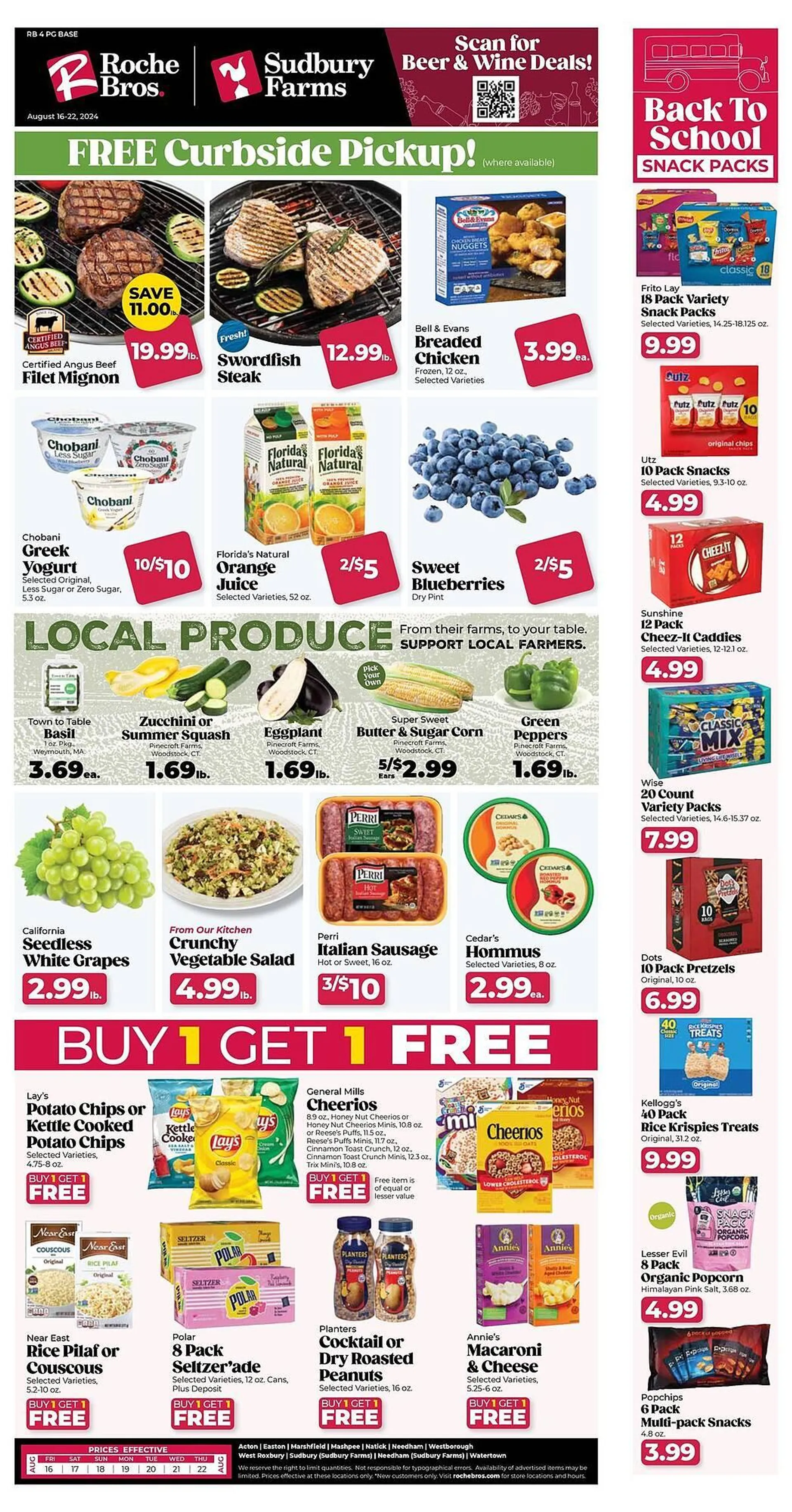 Roche Bros Weekly Ad - 1