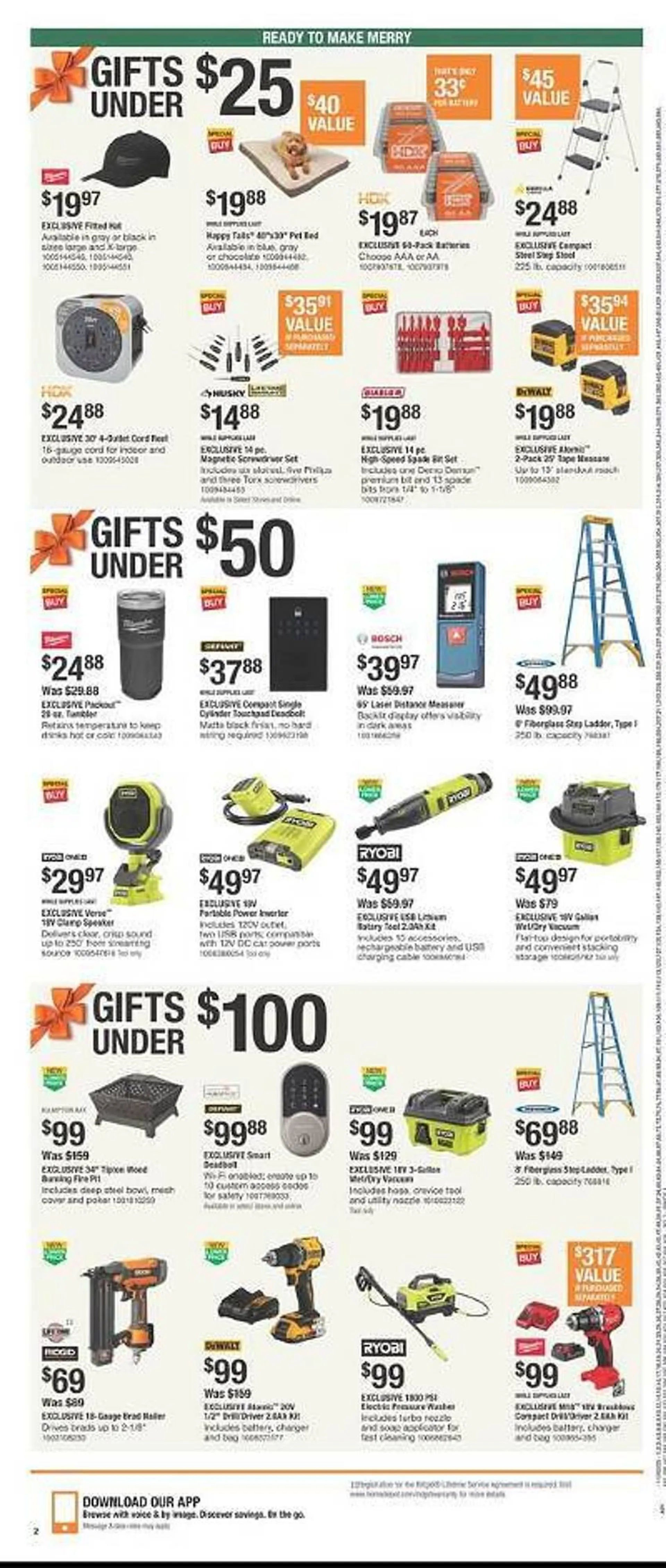 Weekly ad The Home Depot Catalog from November 13 to November 20 2023 - Page 2