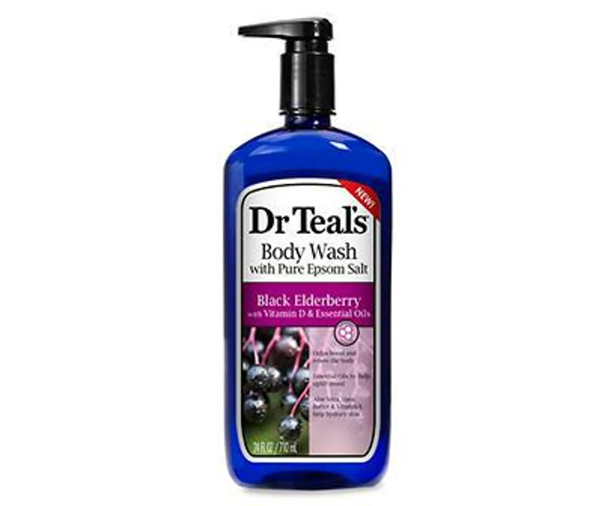 Black Elderberry Body Wash, 24 Oz.