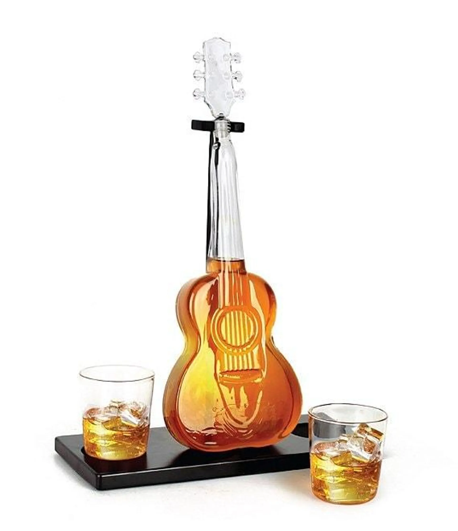 Strum And Sip Decanter With Set Of 2 Glasses