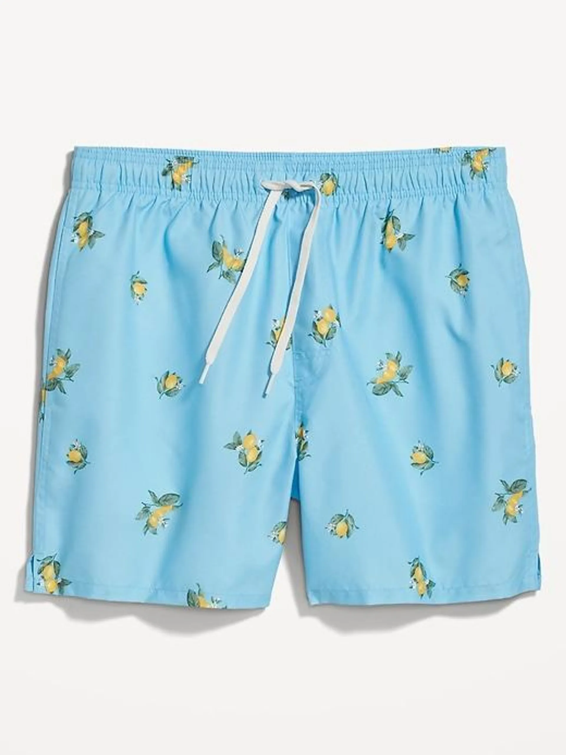 Printed Swim Trunks -- 5-inch inseam