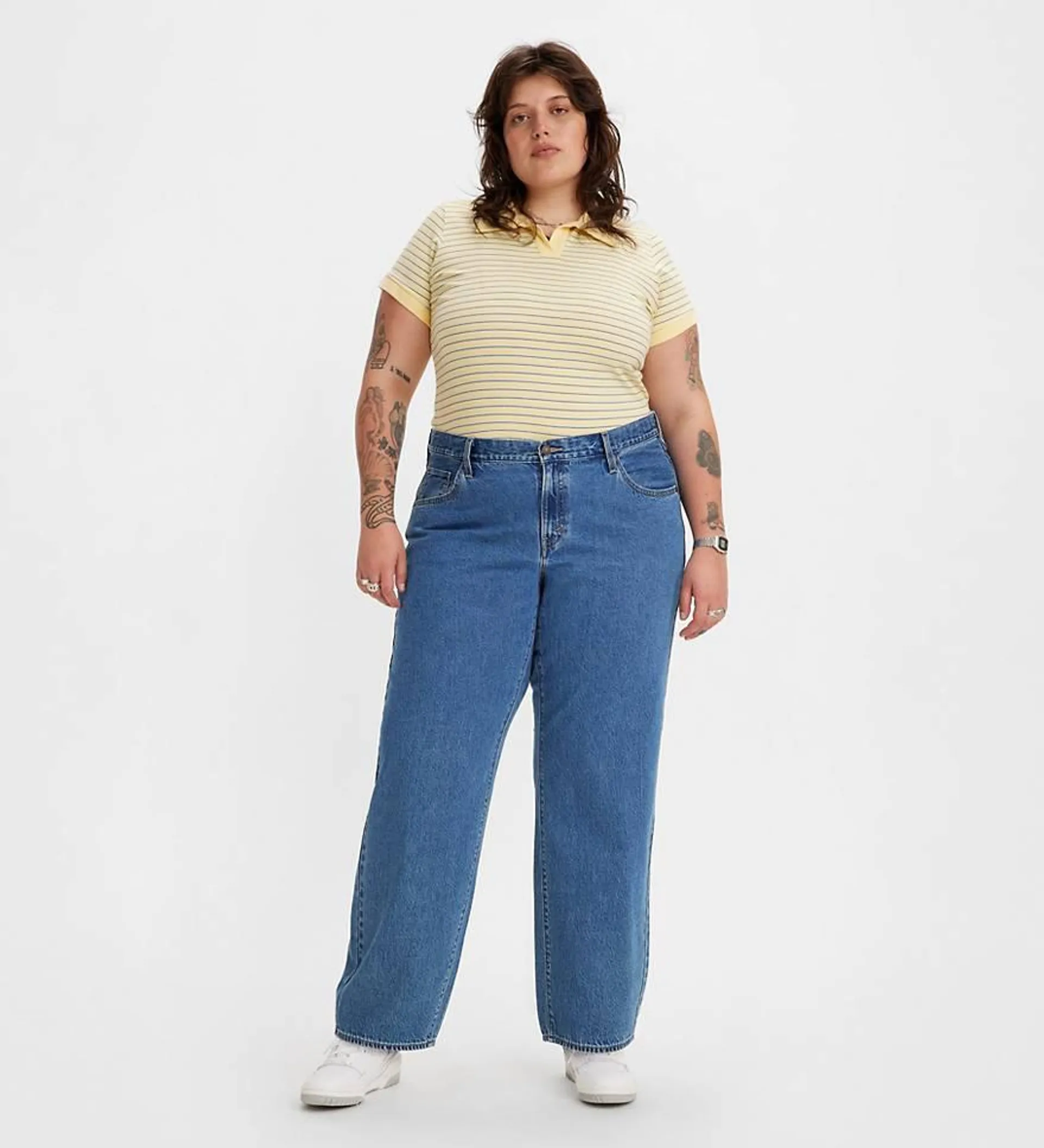 Baggy Dad Women's Jeans (plus Size)