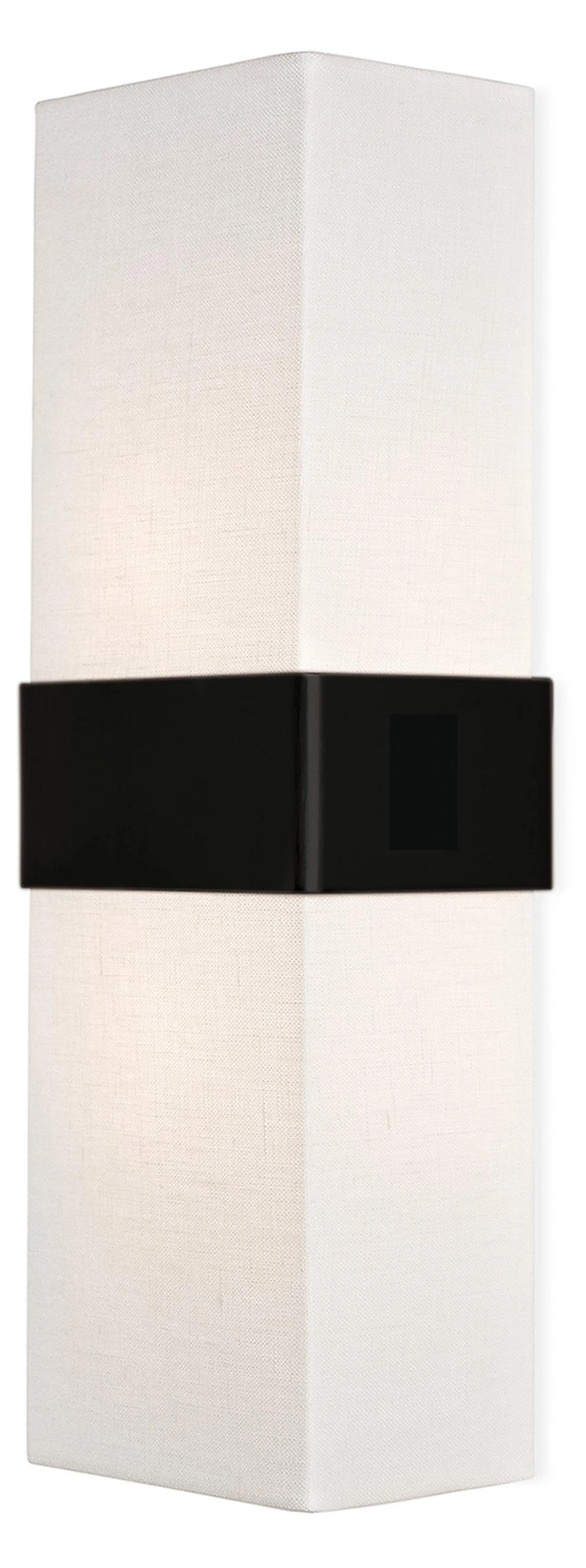 Iris Double Wall Sconce in Onyx Gloss