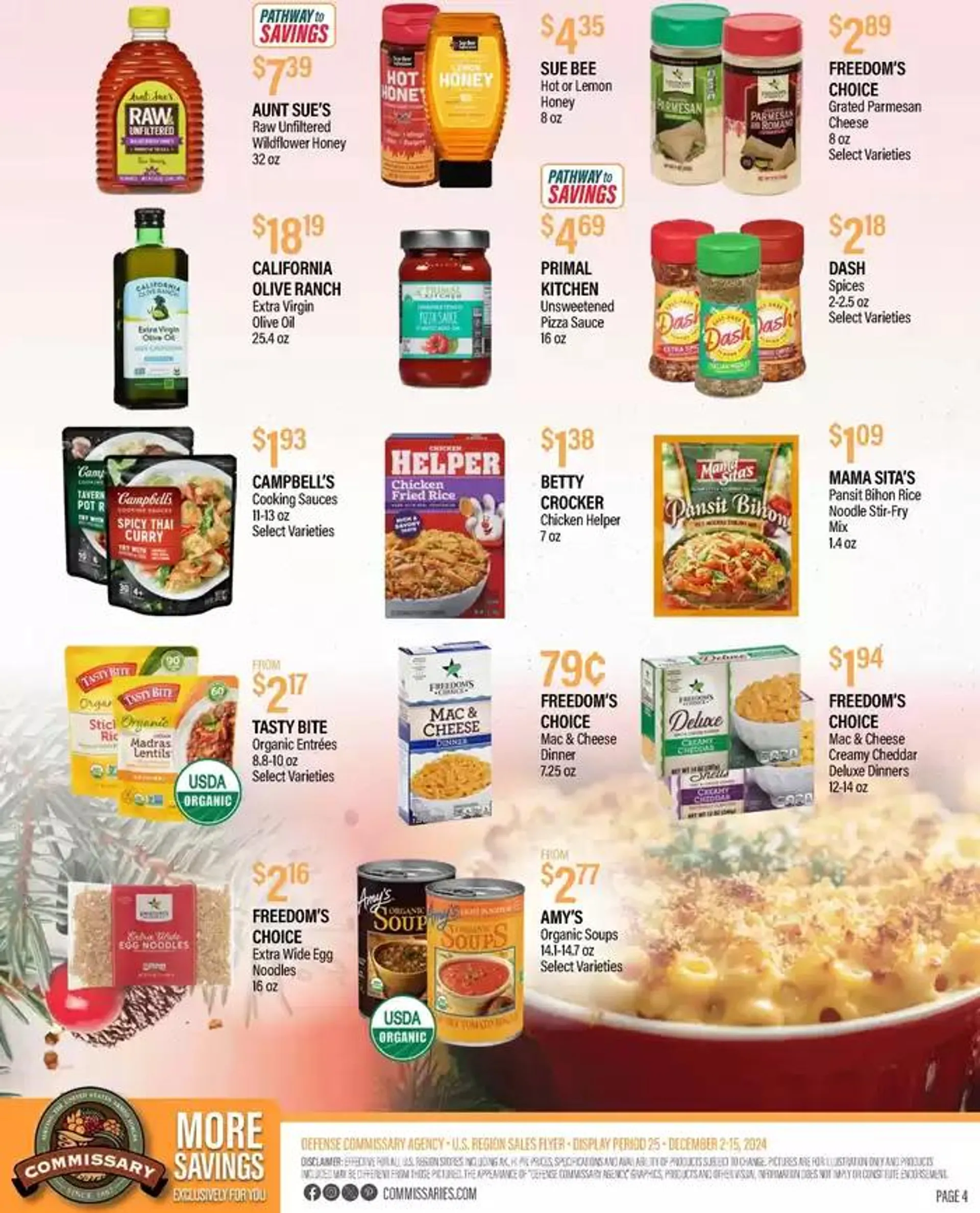 Weekly ad Flyer Commissary from December 2 to December 15 2024 - Page 4