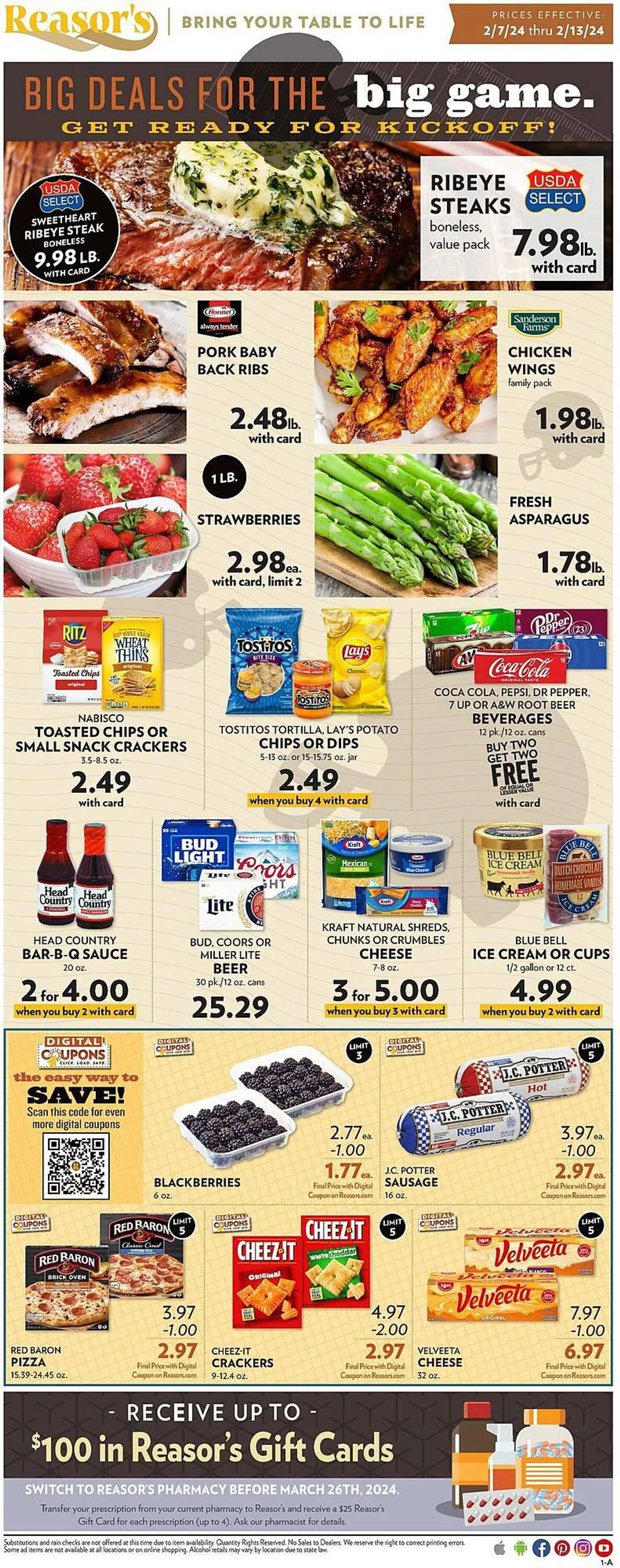 Weekly ad Reasors Weekly Ad from February 7 to February 13 2024 - Page 