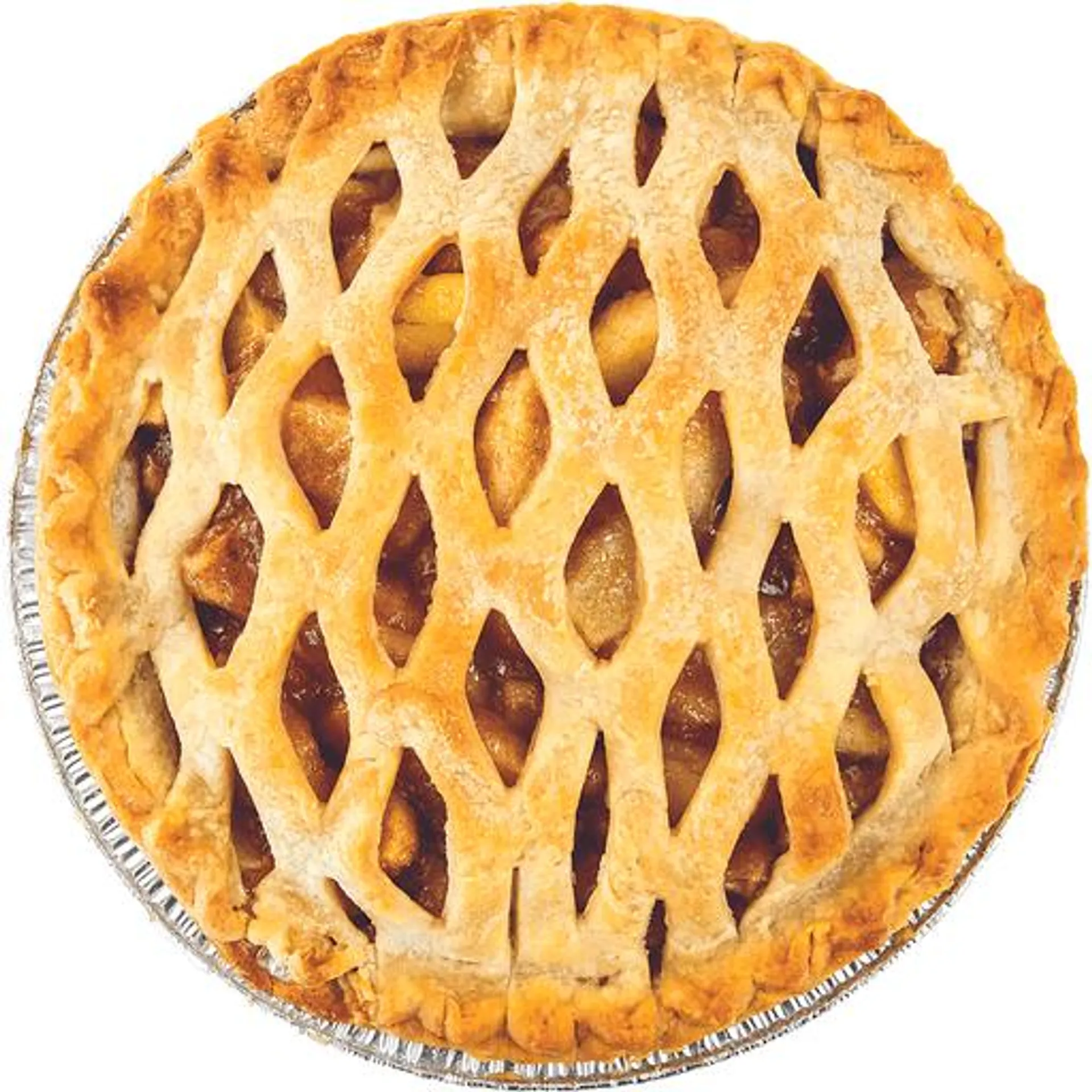 Whole Caramel Apple Walnut Pie