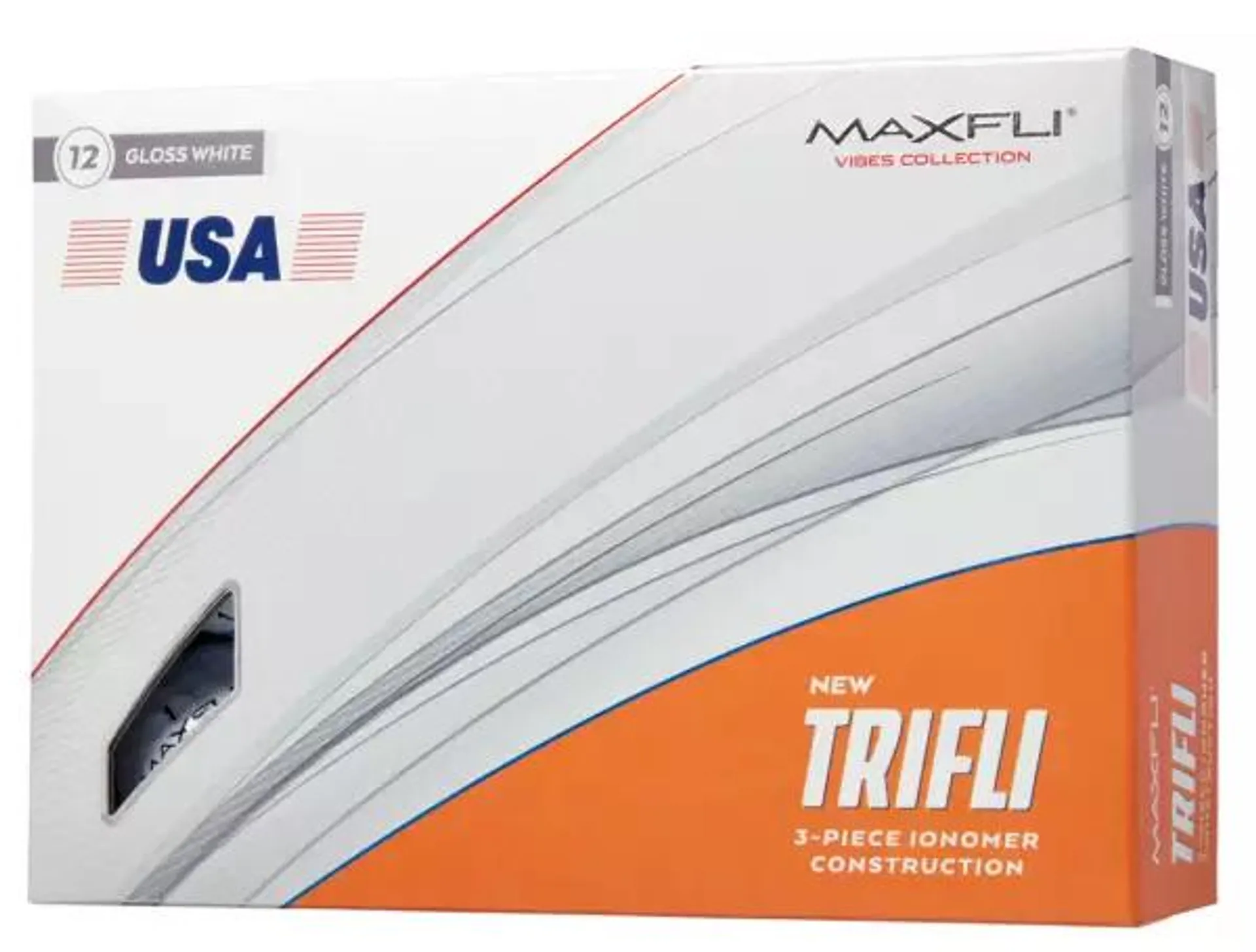 Maxfli 2023 TriFli USA Vibes Golf Balls
