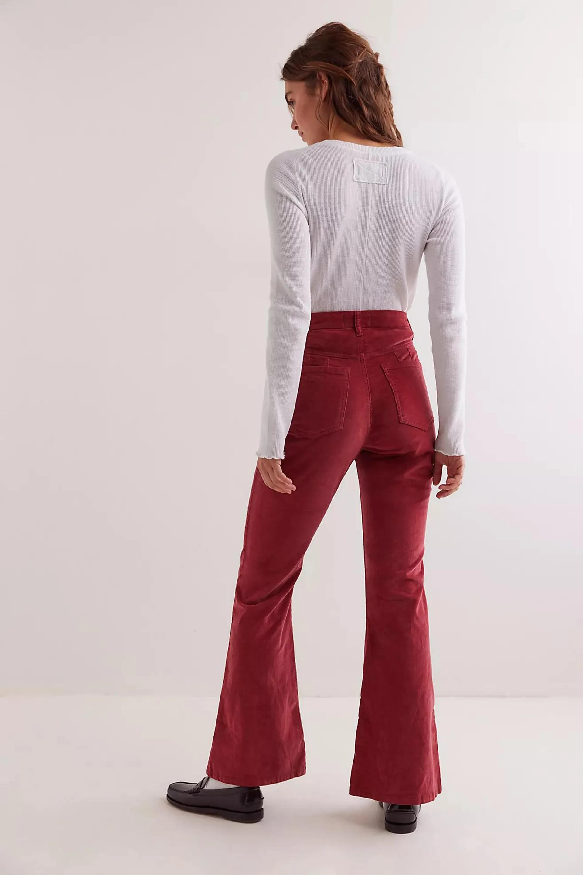 CRVY Karma Cord Flare Jeans