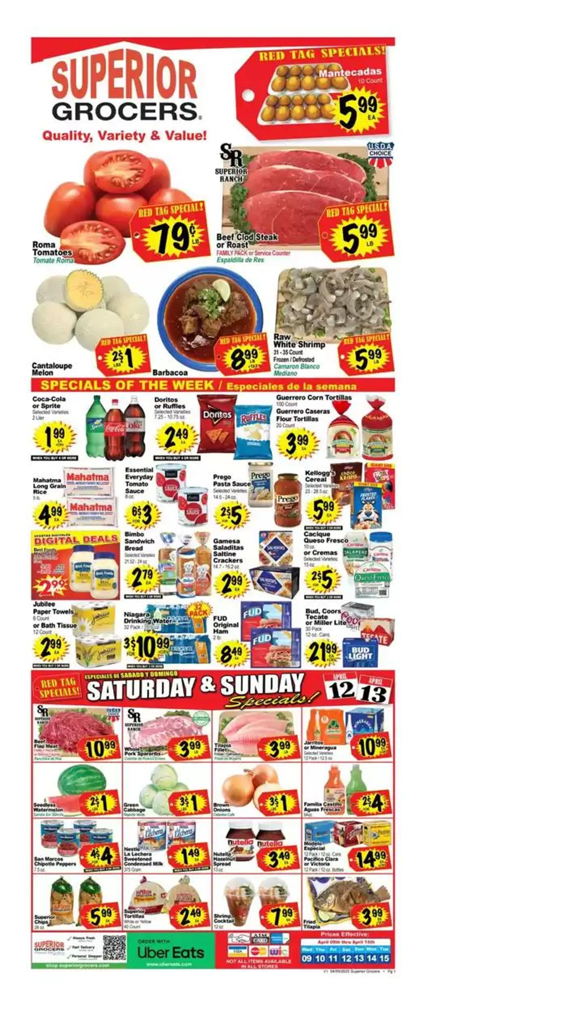 Weekly Specials - 1