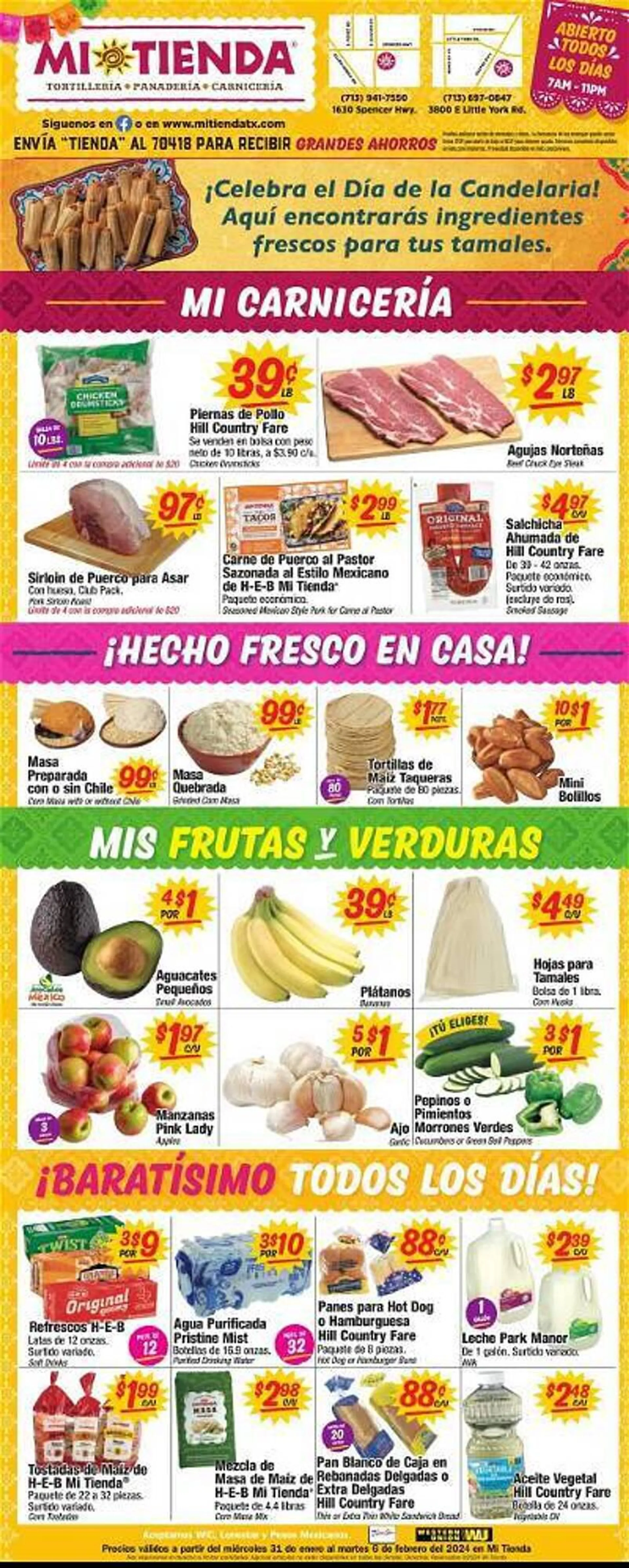 Weekly ad Mi Tienda Weekly Ad from January 31 to February 6 2024 - Page 