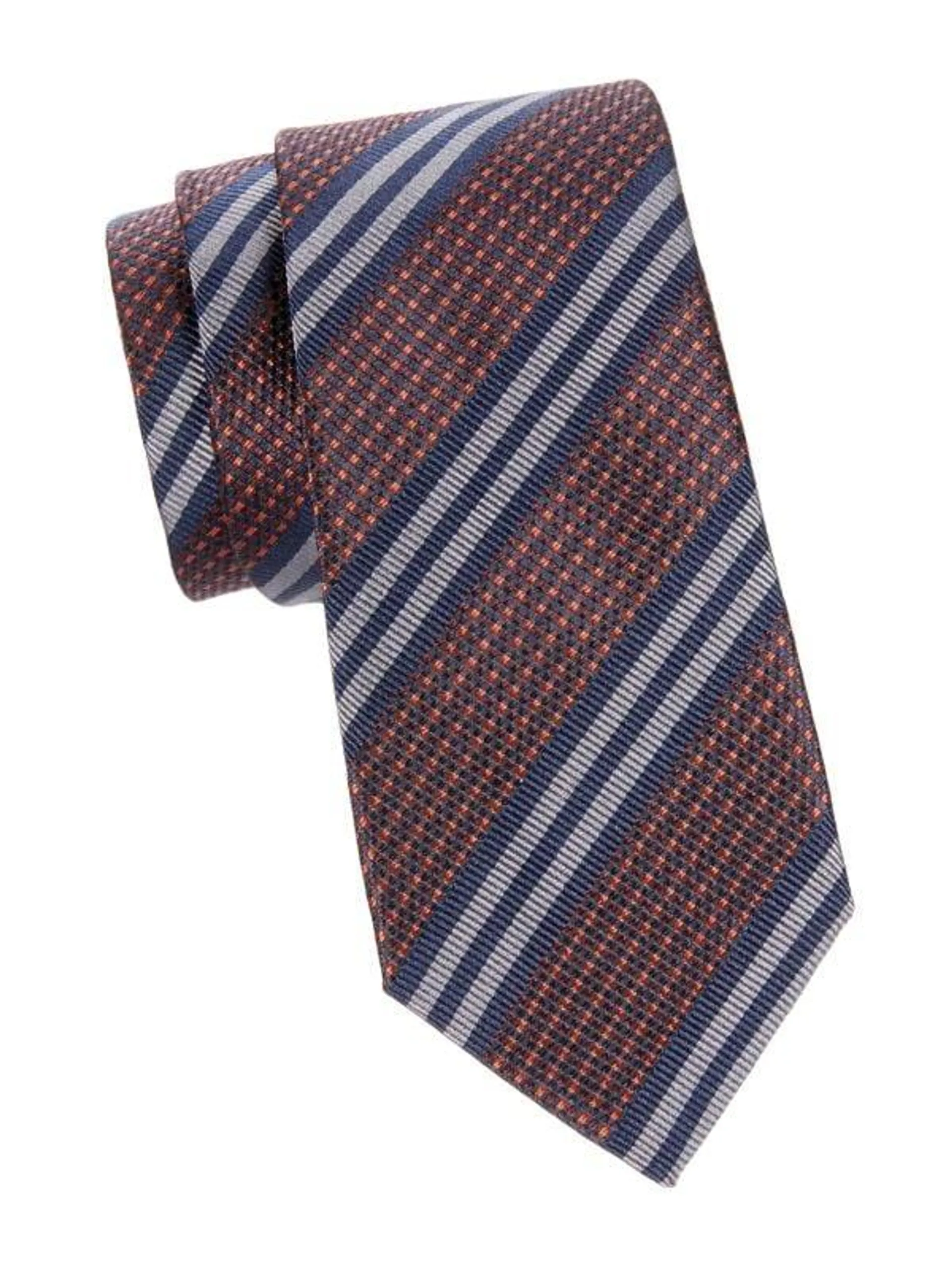 Striped Silk Tie