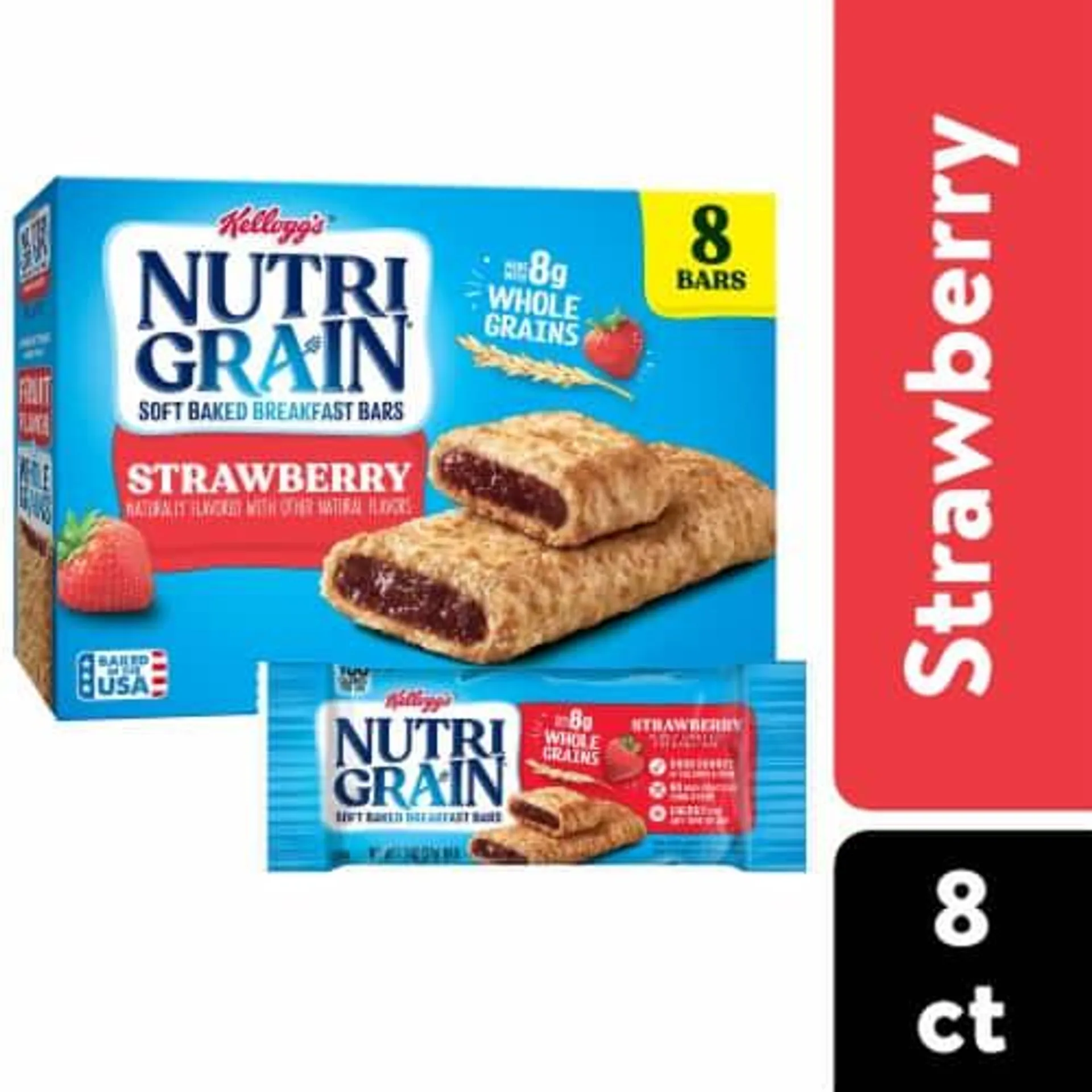 Kellogg's Nutri-Grain Strawberry Breakfast Bars