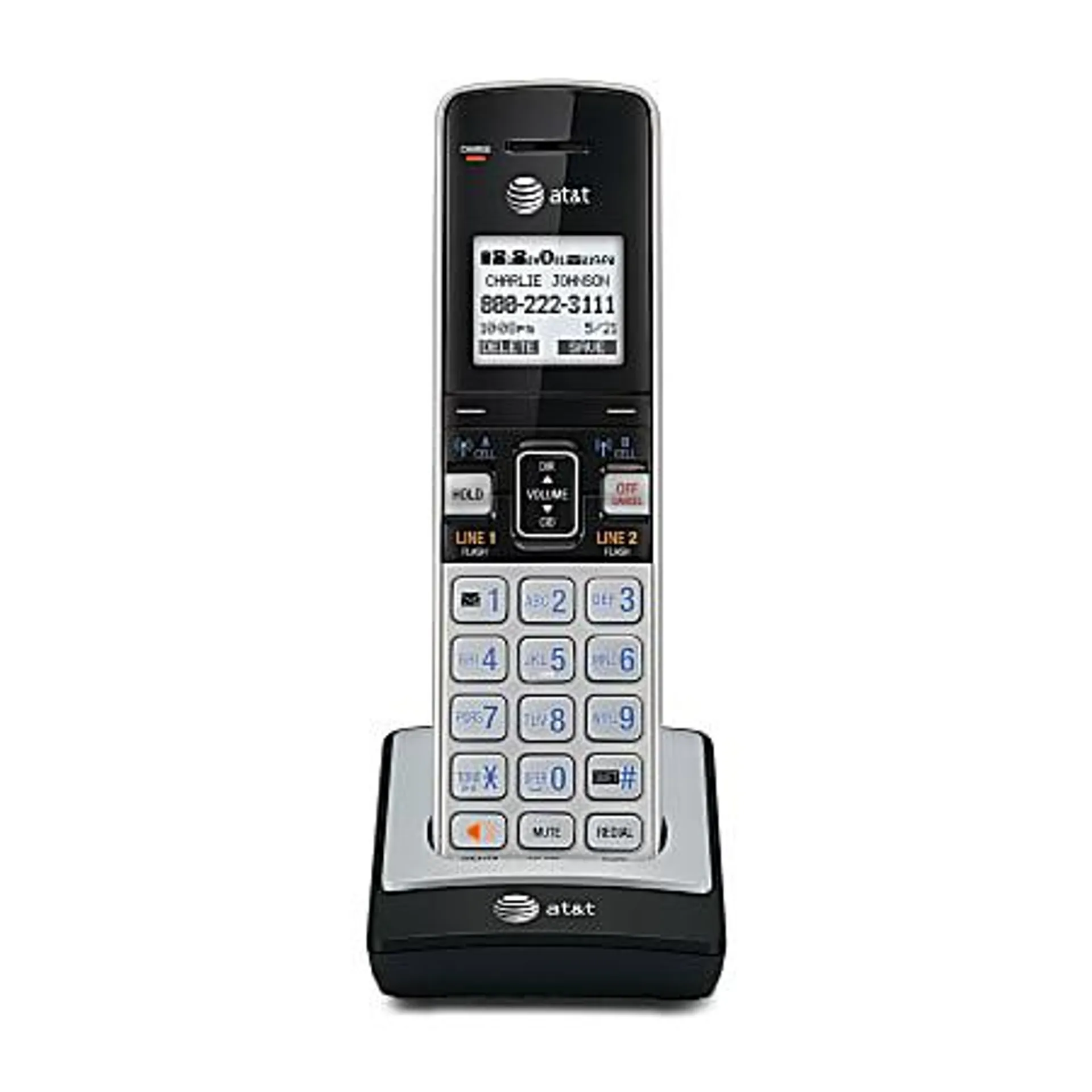 AT&T TL86003 DECT 6.0 Expansion Cordless Handset For AT&T TL86103 Expandable Phone System