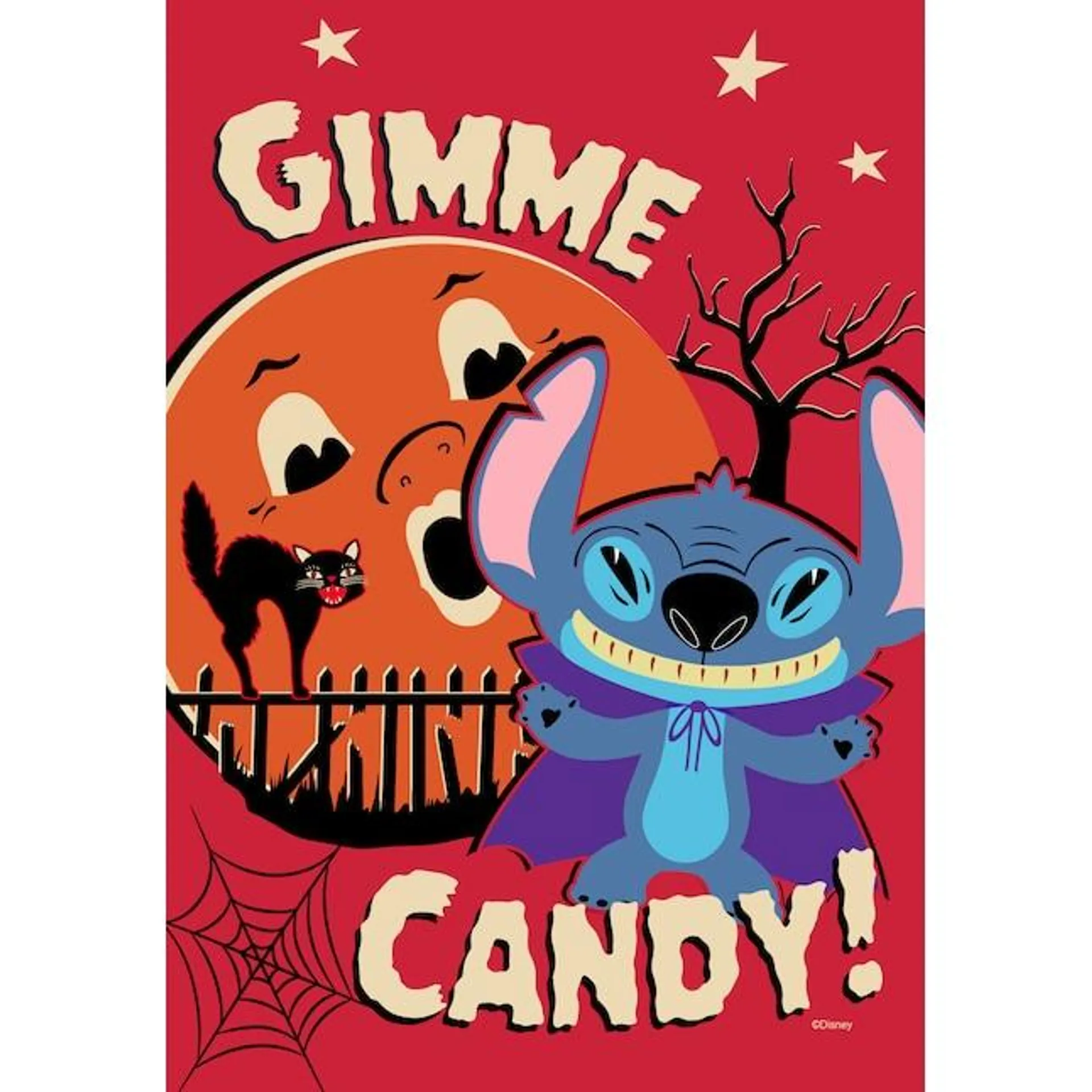 Disney 1.04-ft W x 1.5-ft H Halloween Garden Flag