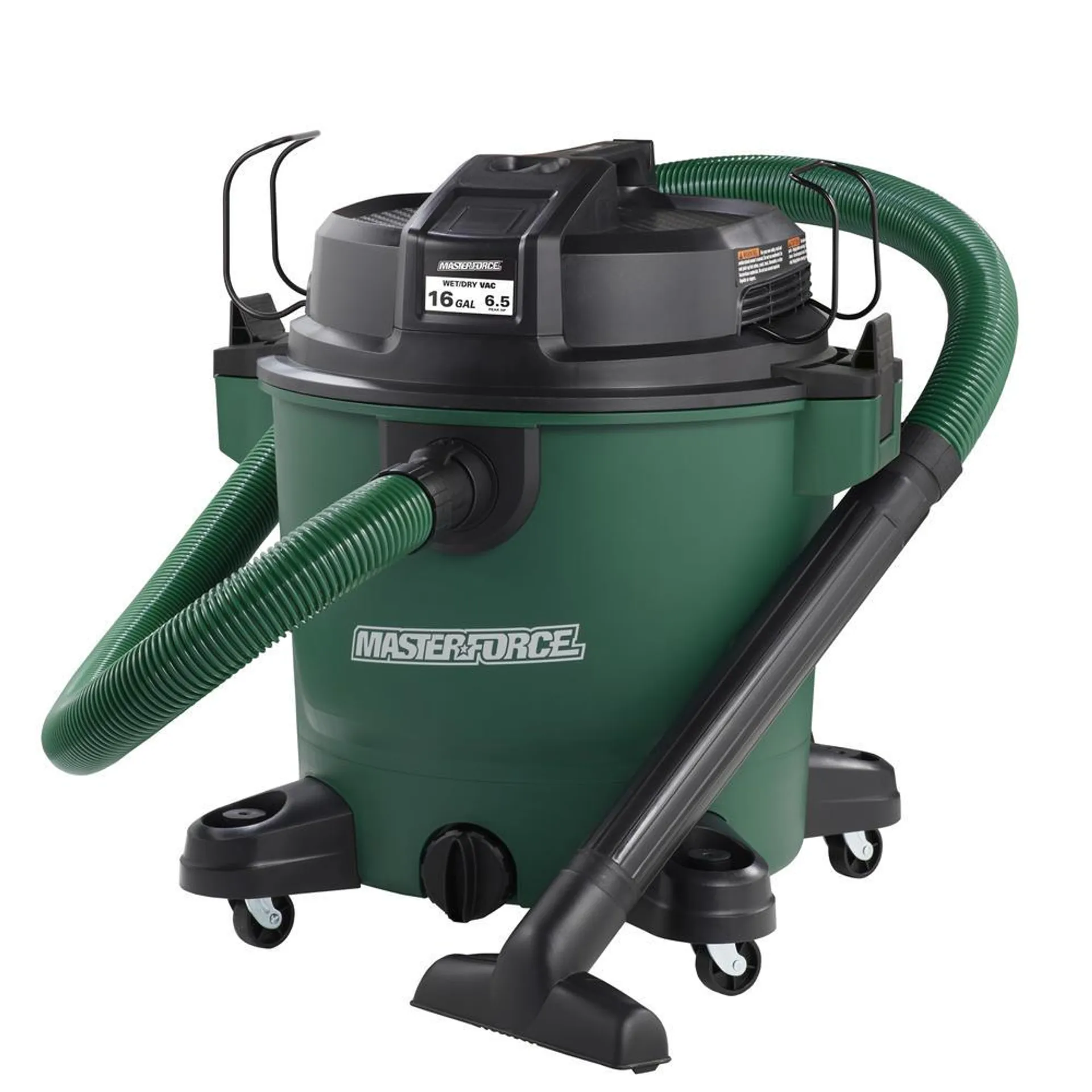 Masterforce™ 16 Gallon 6.5 Peak HP Wet/Dry Vacuum