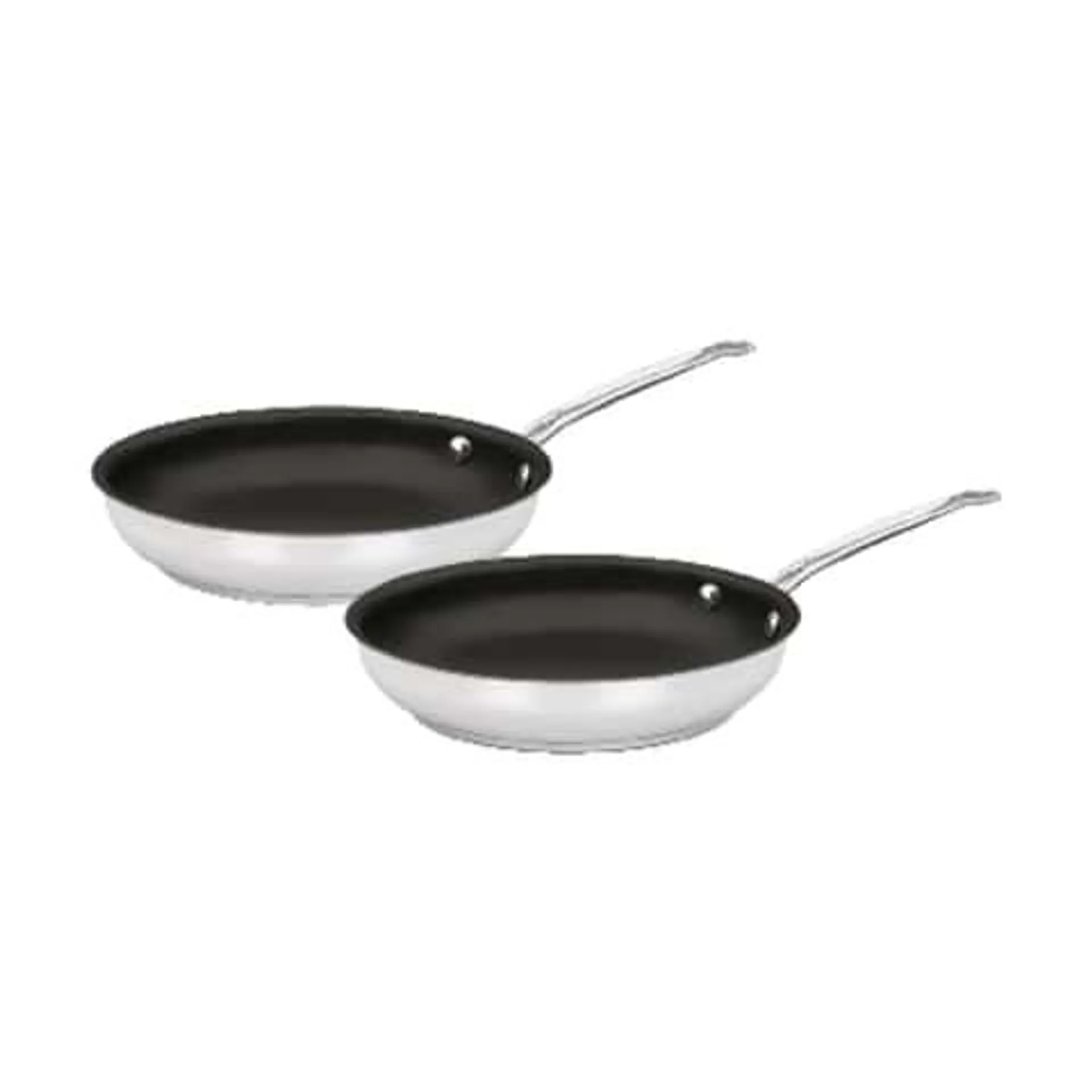 Cuisinart Chef's Classic Stainless Steel Skillet 9 & 11 in. Silver