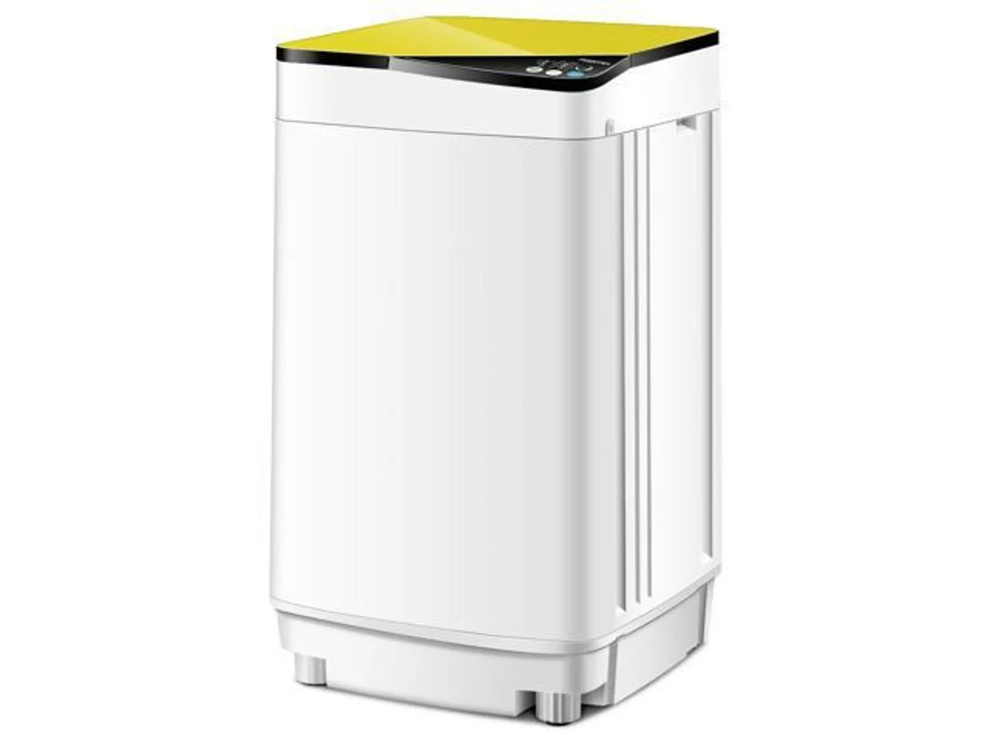 Full-Automatic Washing Machine 7.7 lbs Washer/Spinner Germicidal UV Light Yellow